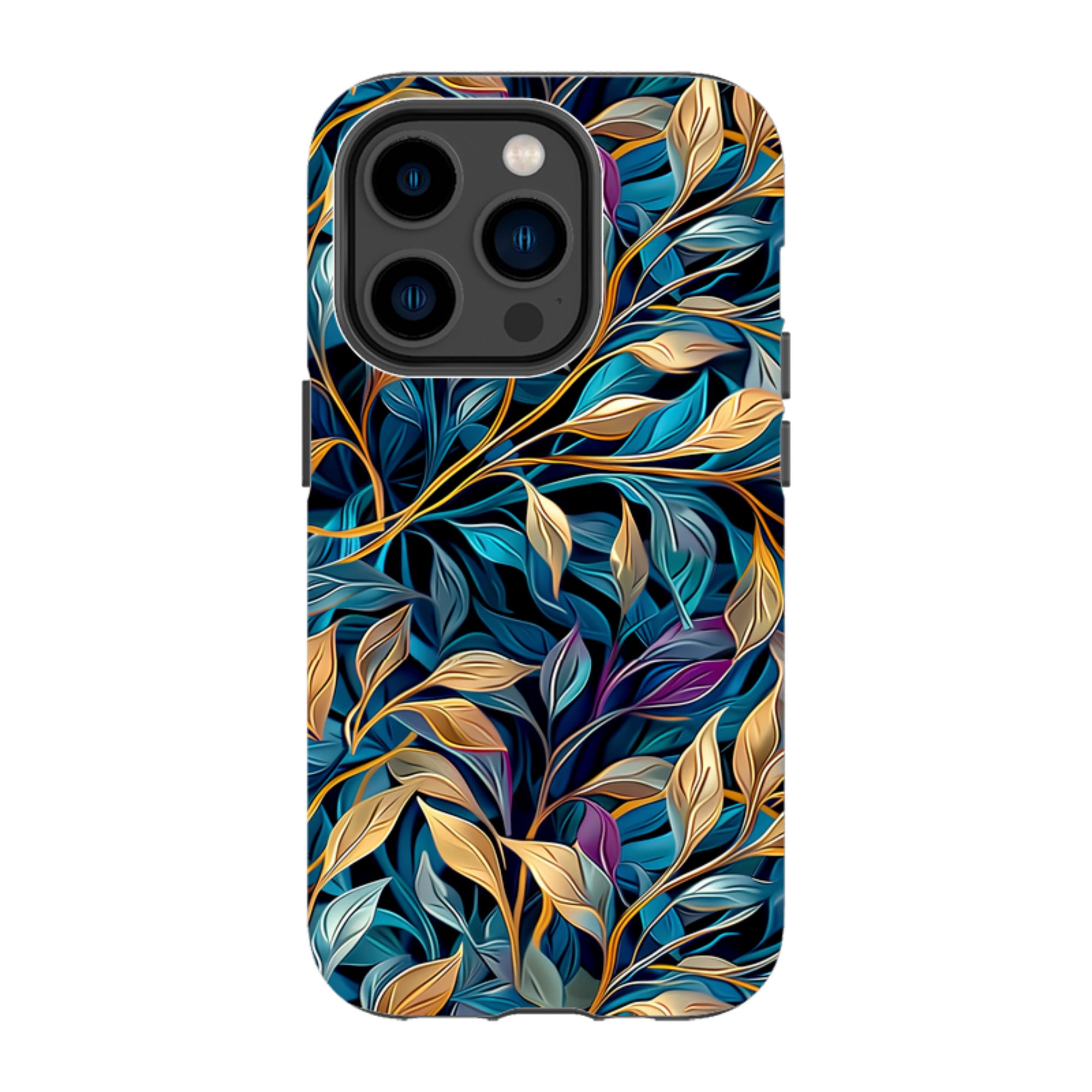 iPhone MagSafe Tough Case - Golden Leaves