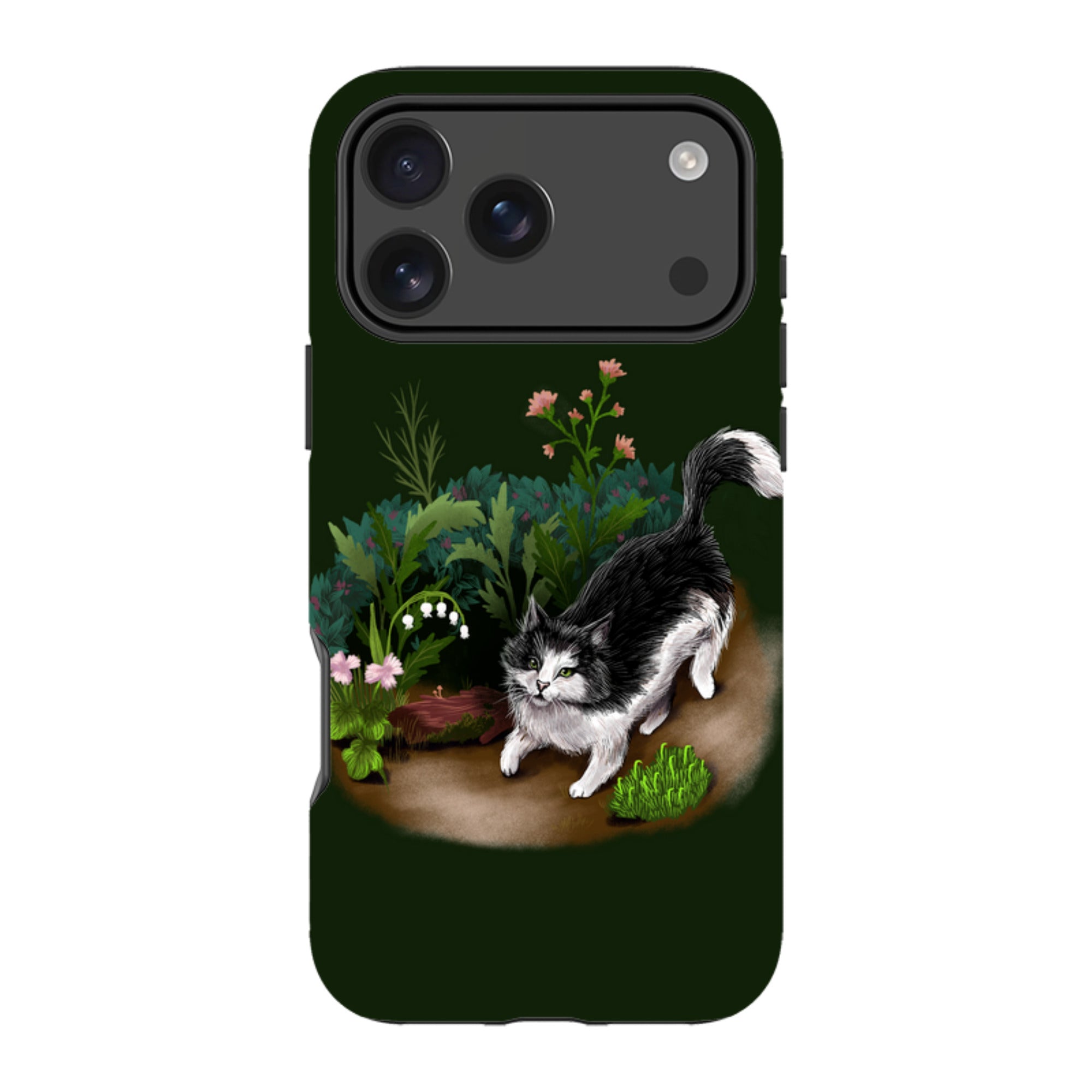 iPhone MagSafe Tough Case -  Munchkin Cat By Anna Stead