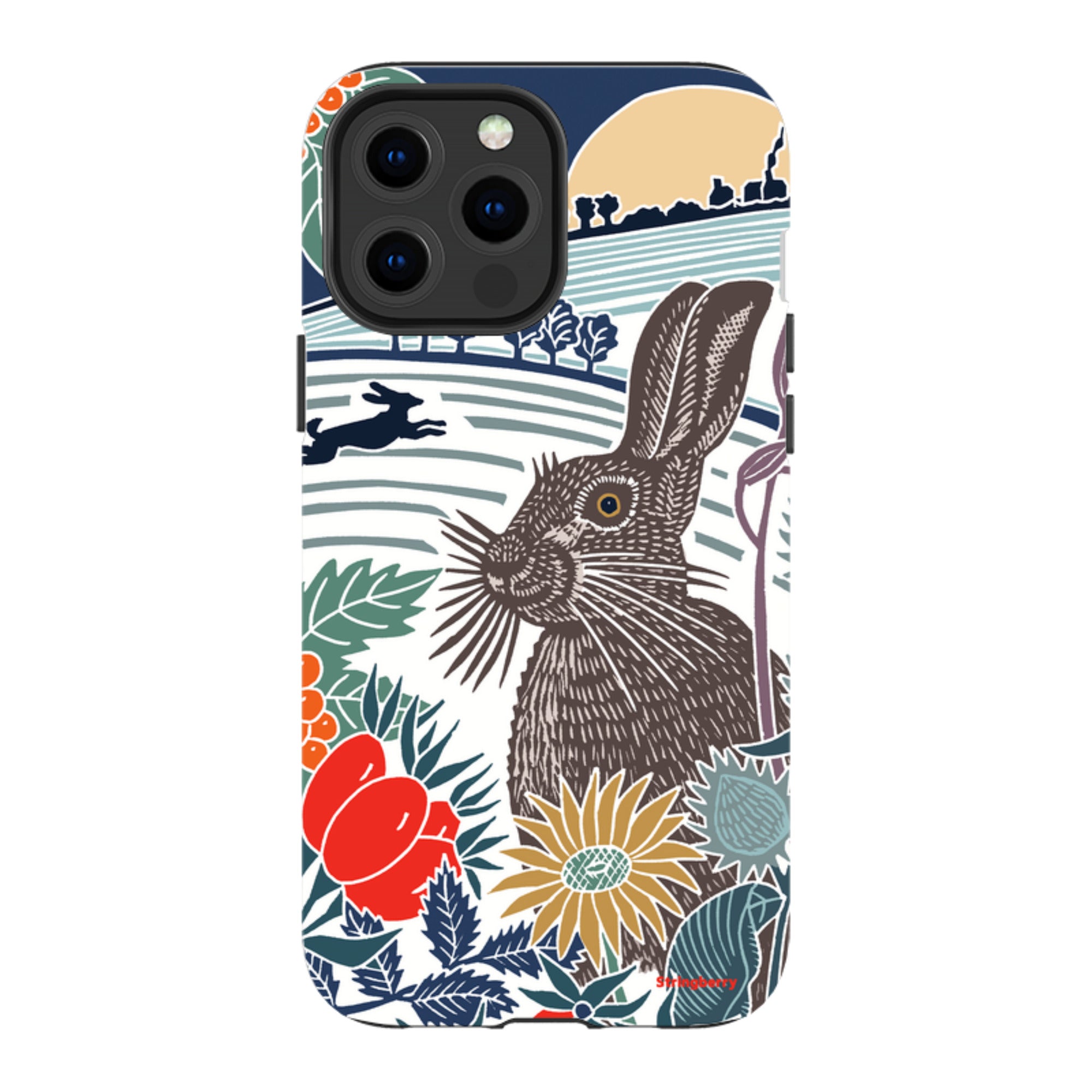 iPhone Tough Case - Winter Hare By Kate Heiss