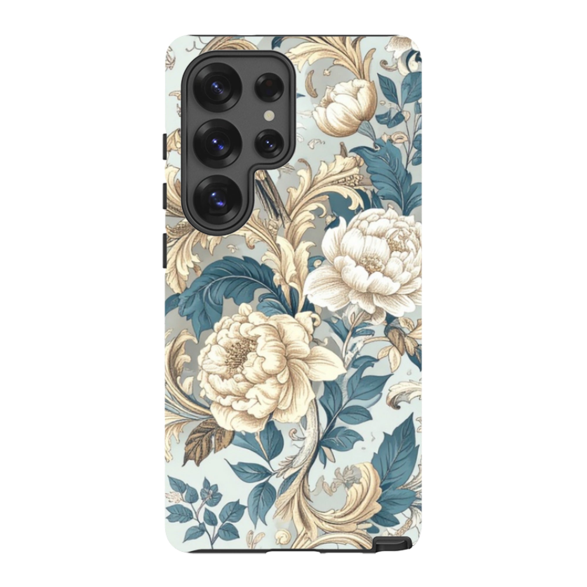 Samsung Tough  Case - Blue and Gold Summer
