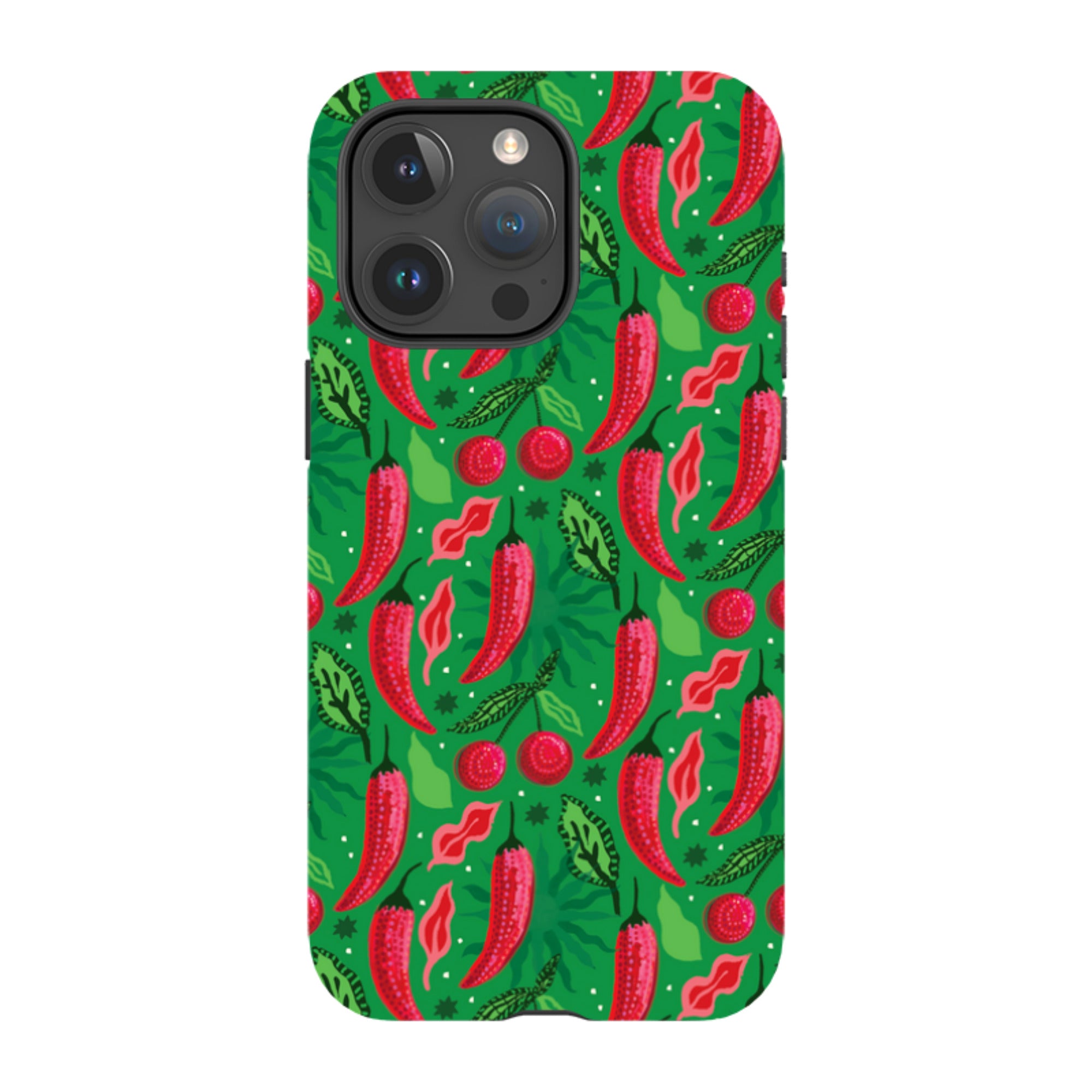 iPhone Tough Case - Chilli Cherry By Emma Frances Grant