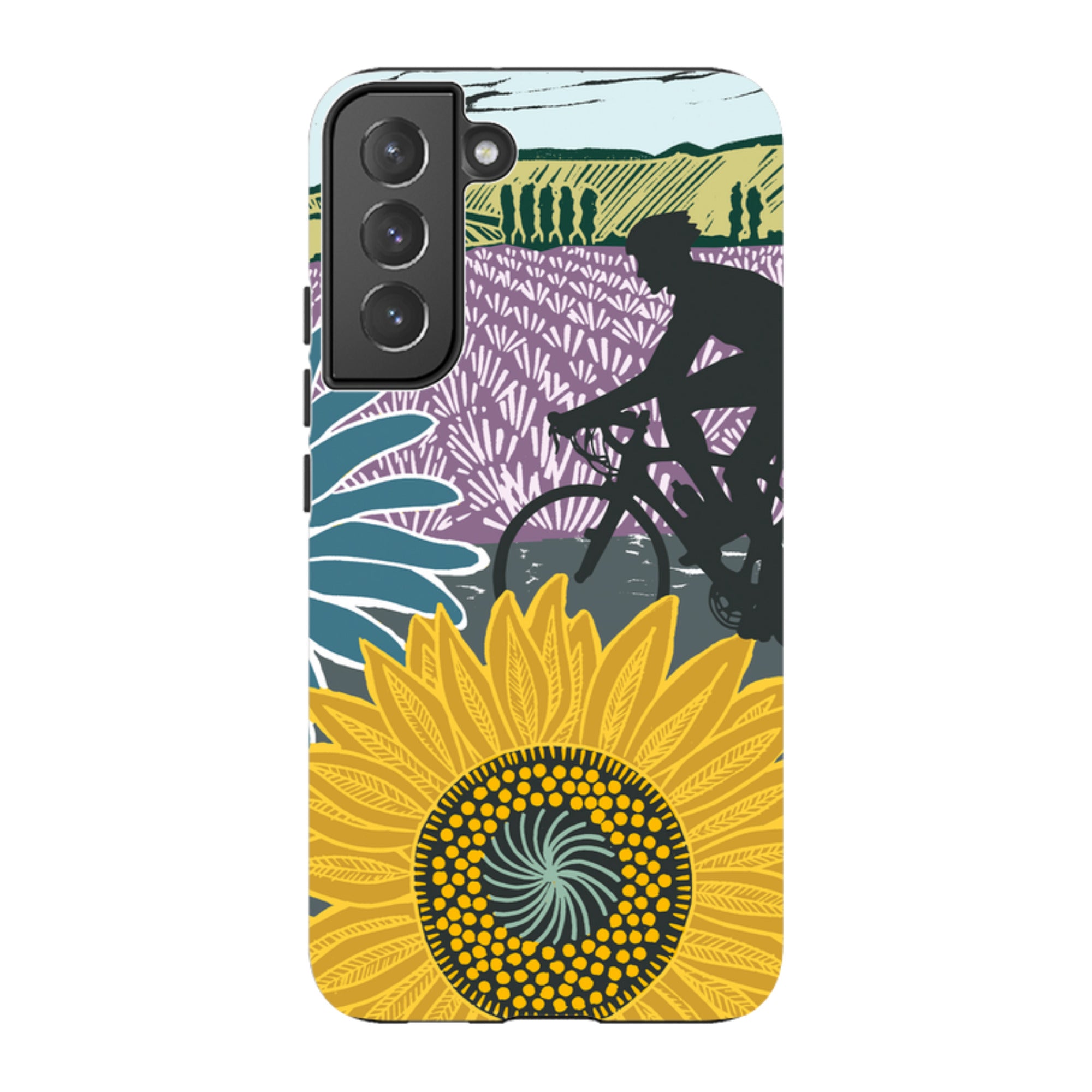 Samsung Tough Case - Bike and Sunflowers By Kate Heiss