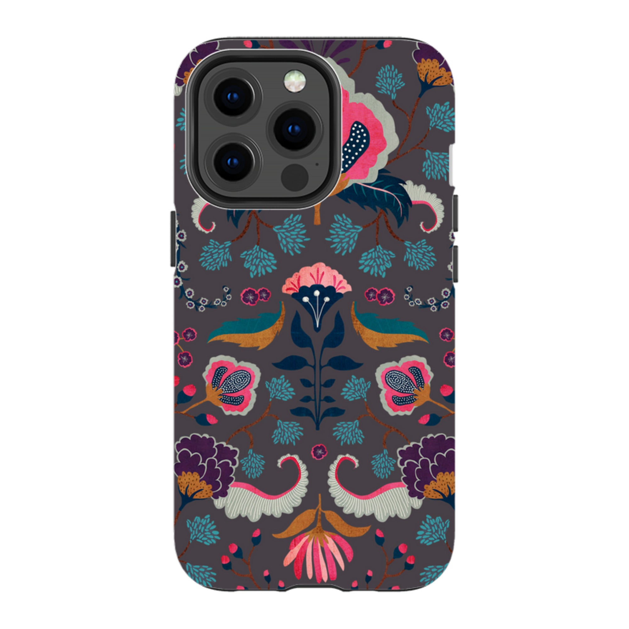iPhone MagSafe Tough Case - Folk Floral II By Katherine Quinn