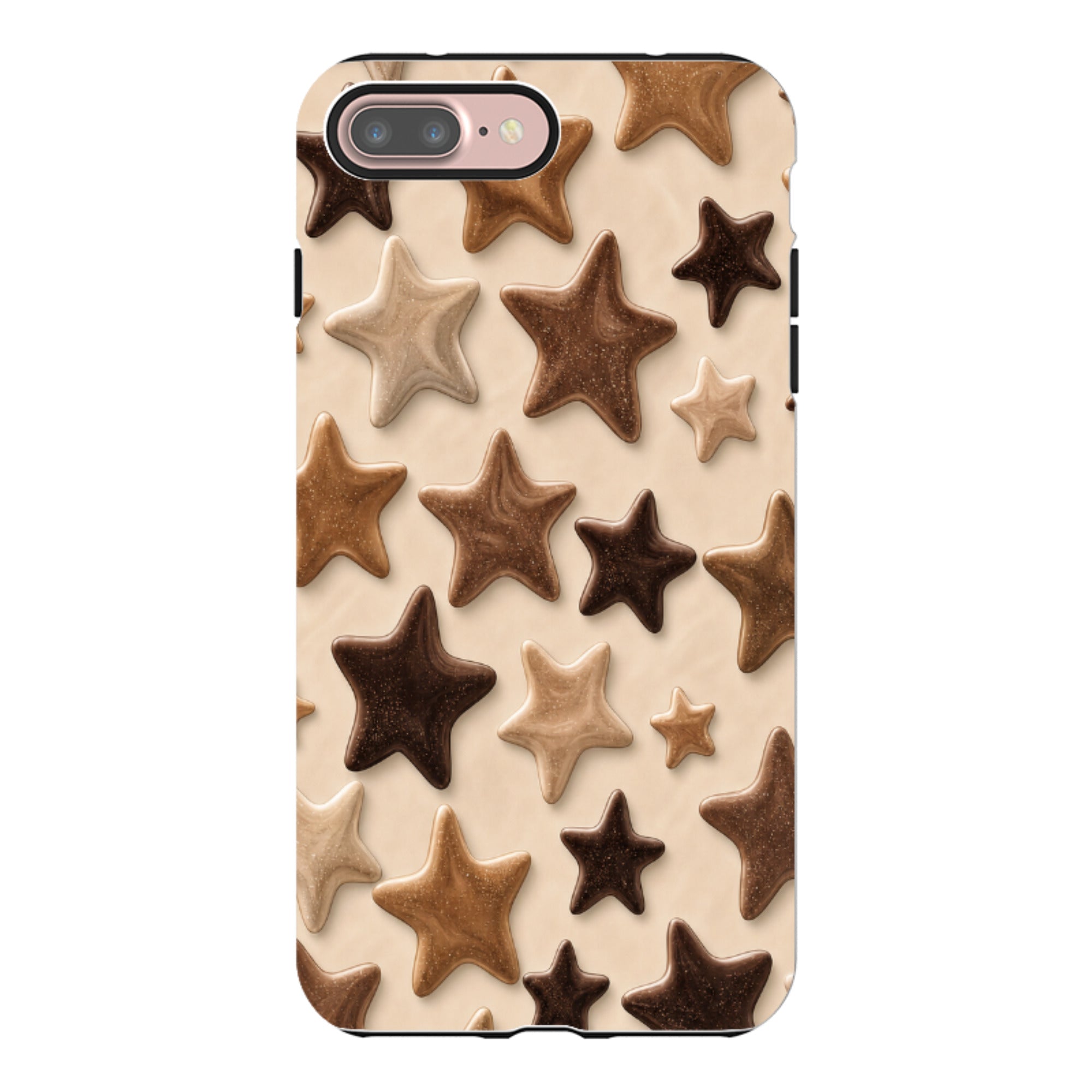 iPhone Tough Case - Brown Star