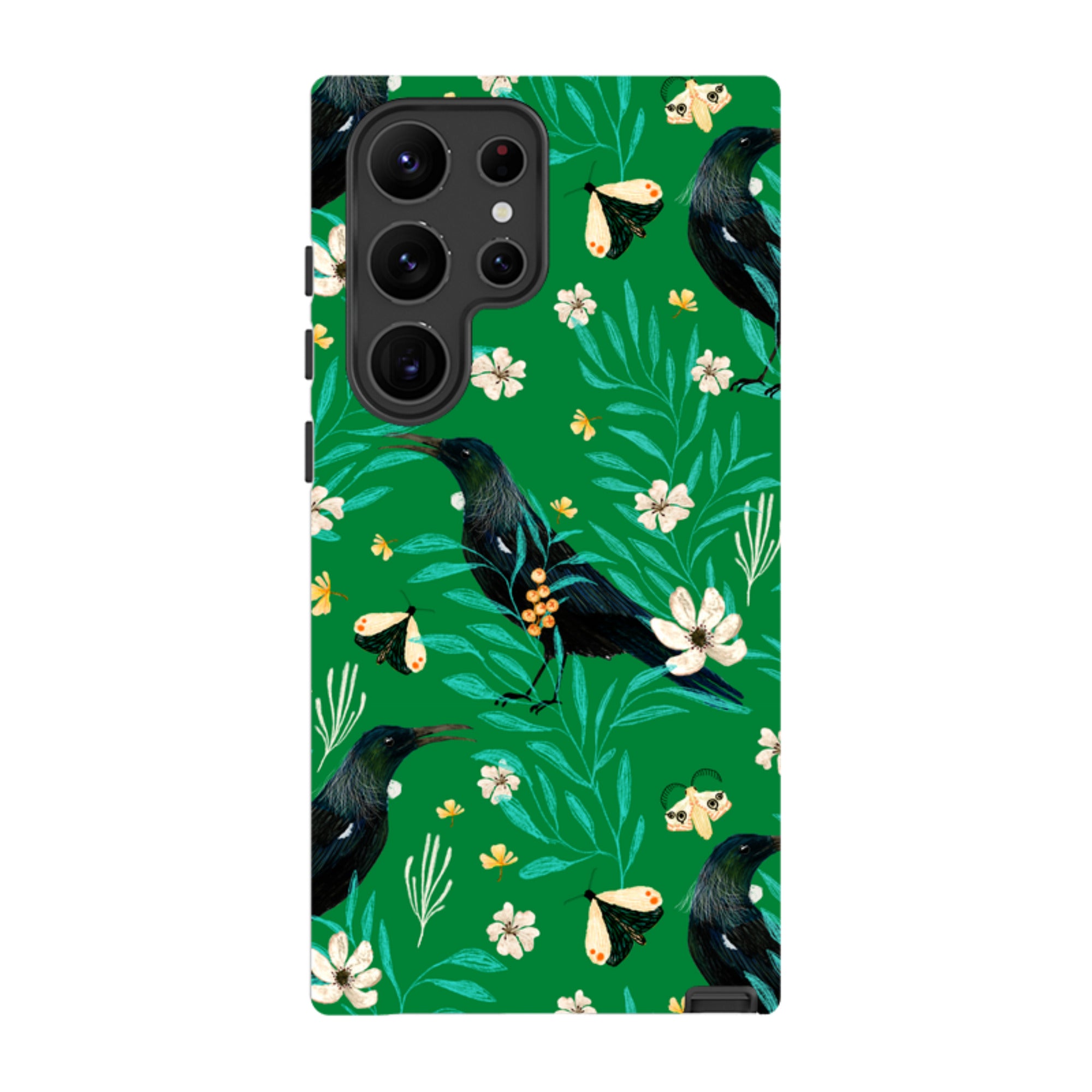 Samsung Tough Case - Tui Green By Katherine Quinn