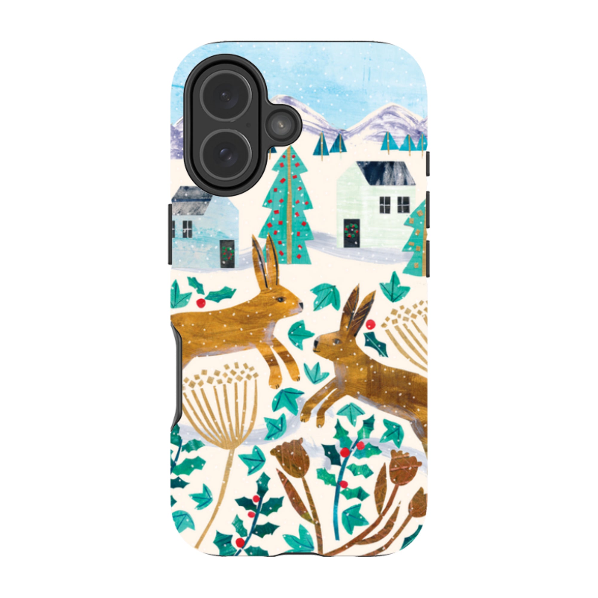 iPhone MagSafe Tough Case - Xmas Hare By Tracey English