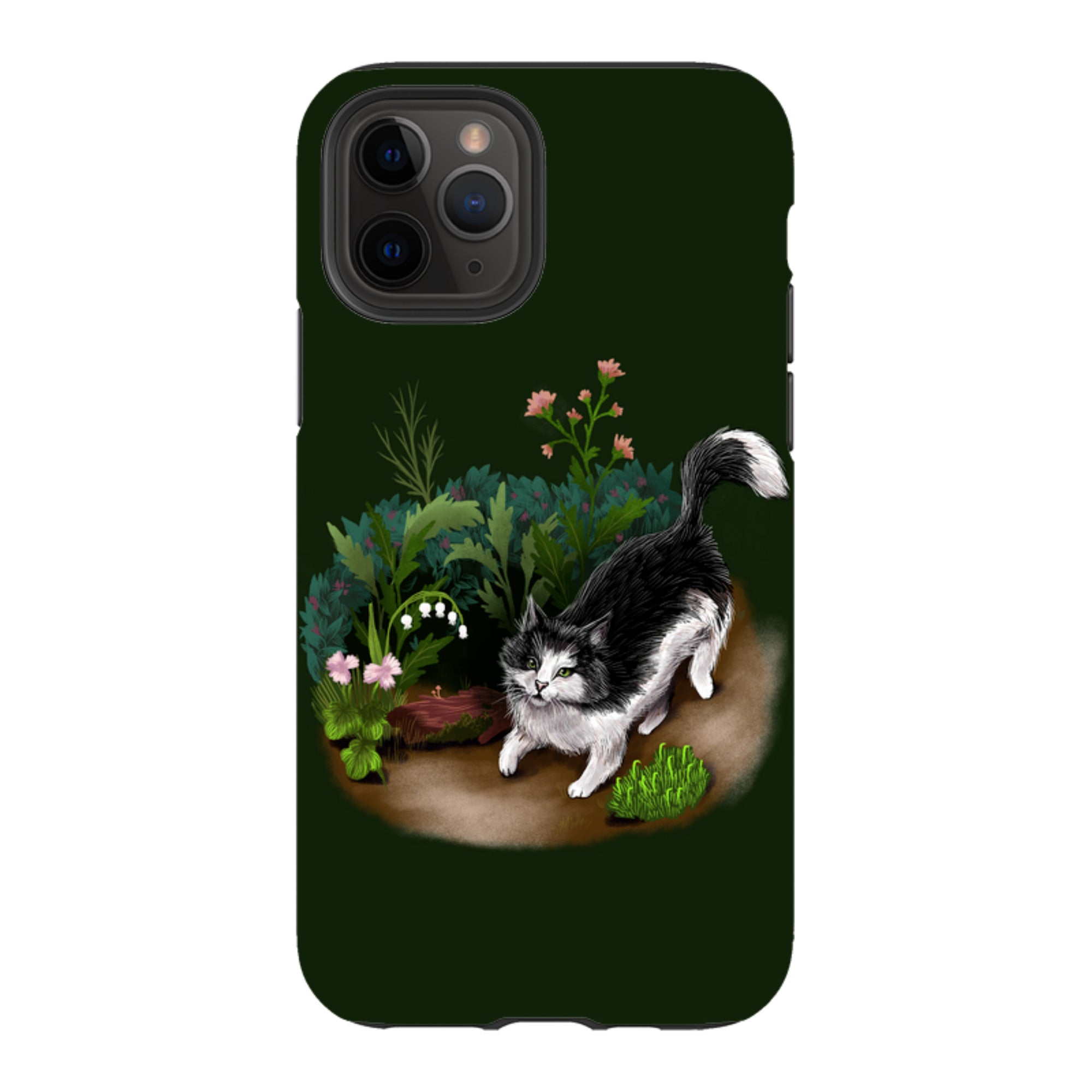 iPhone Tough Case - Munchkin Cat By Anna Stead