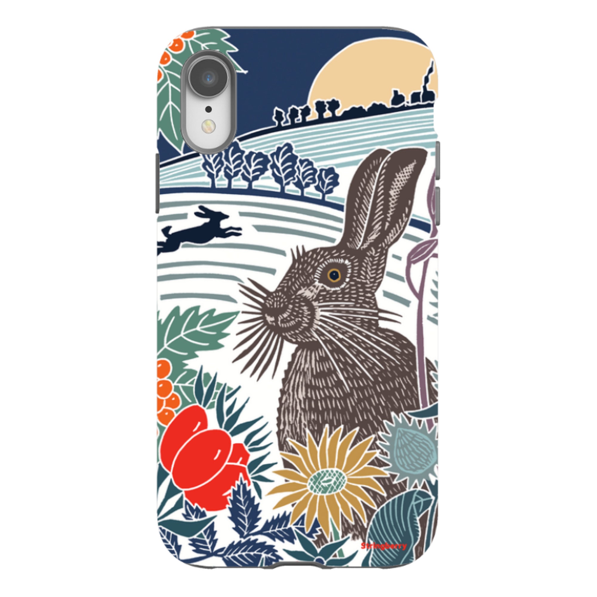 iPhone Tough Case - Winter Hare By Kate Heiss