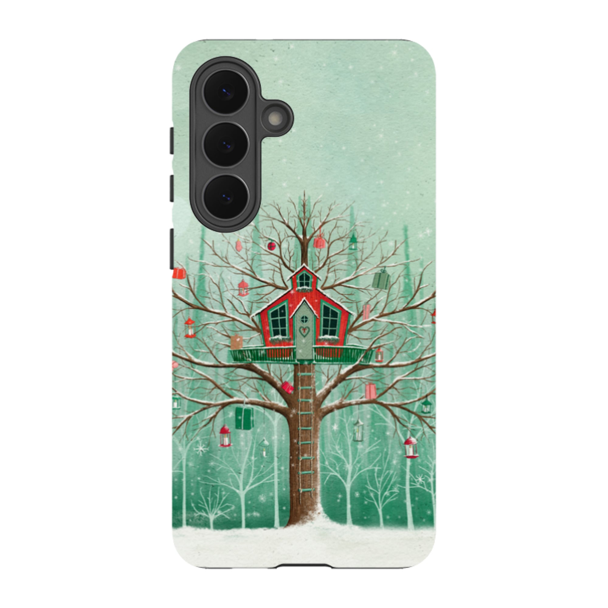 Samsung Tough Case - Christmas Tree House By Maja Lindberg