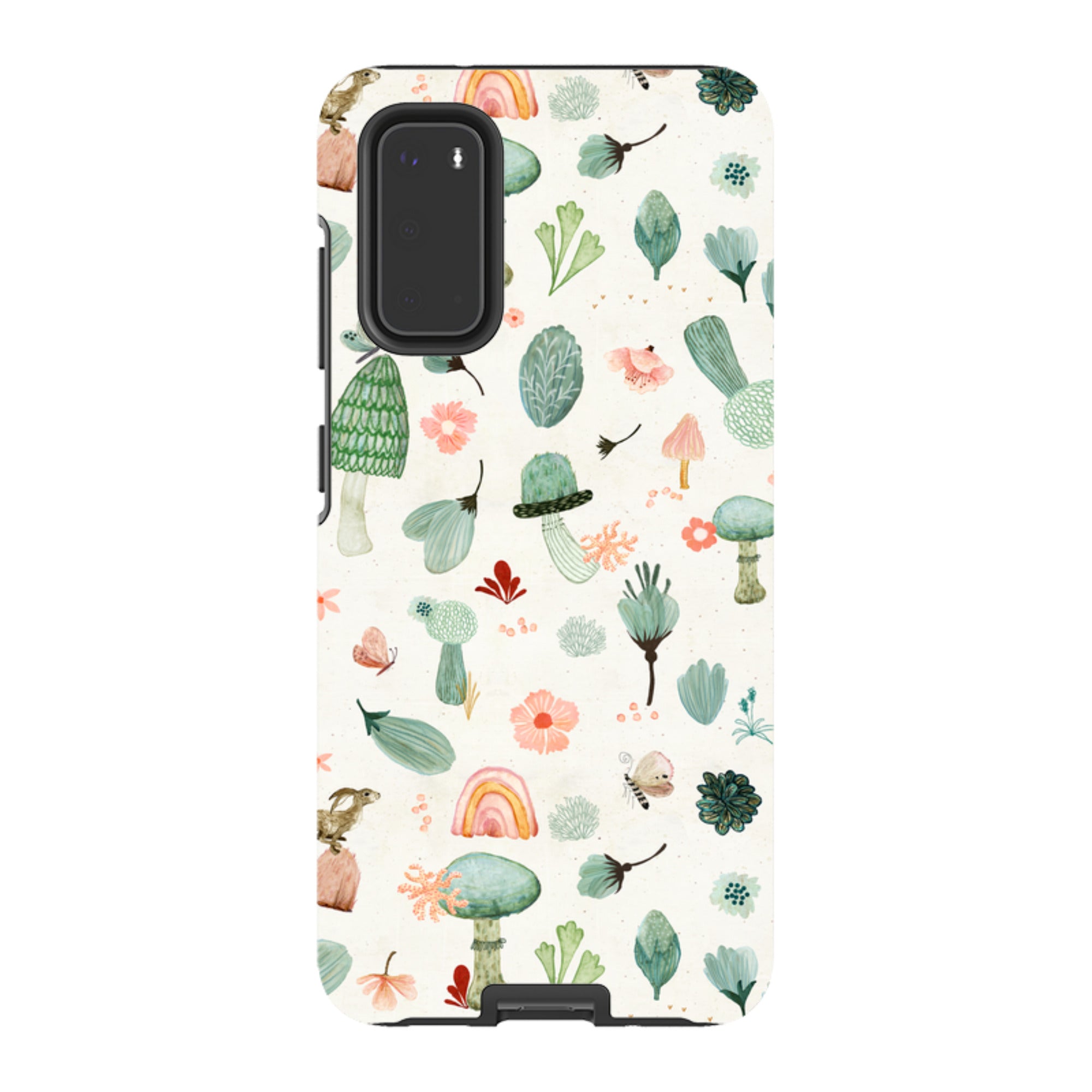 Samsung Tough Case - Mushroom World Cream By Katherine Quinn