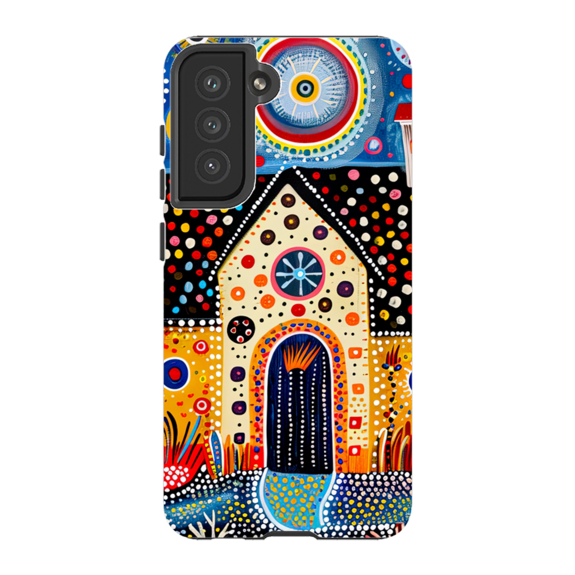 Samsung Tough Case - Folk Art House IX