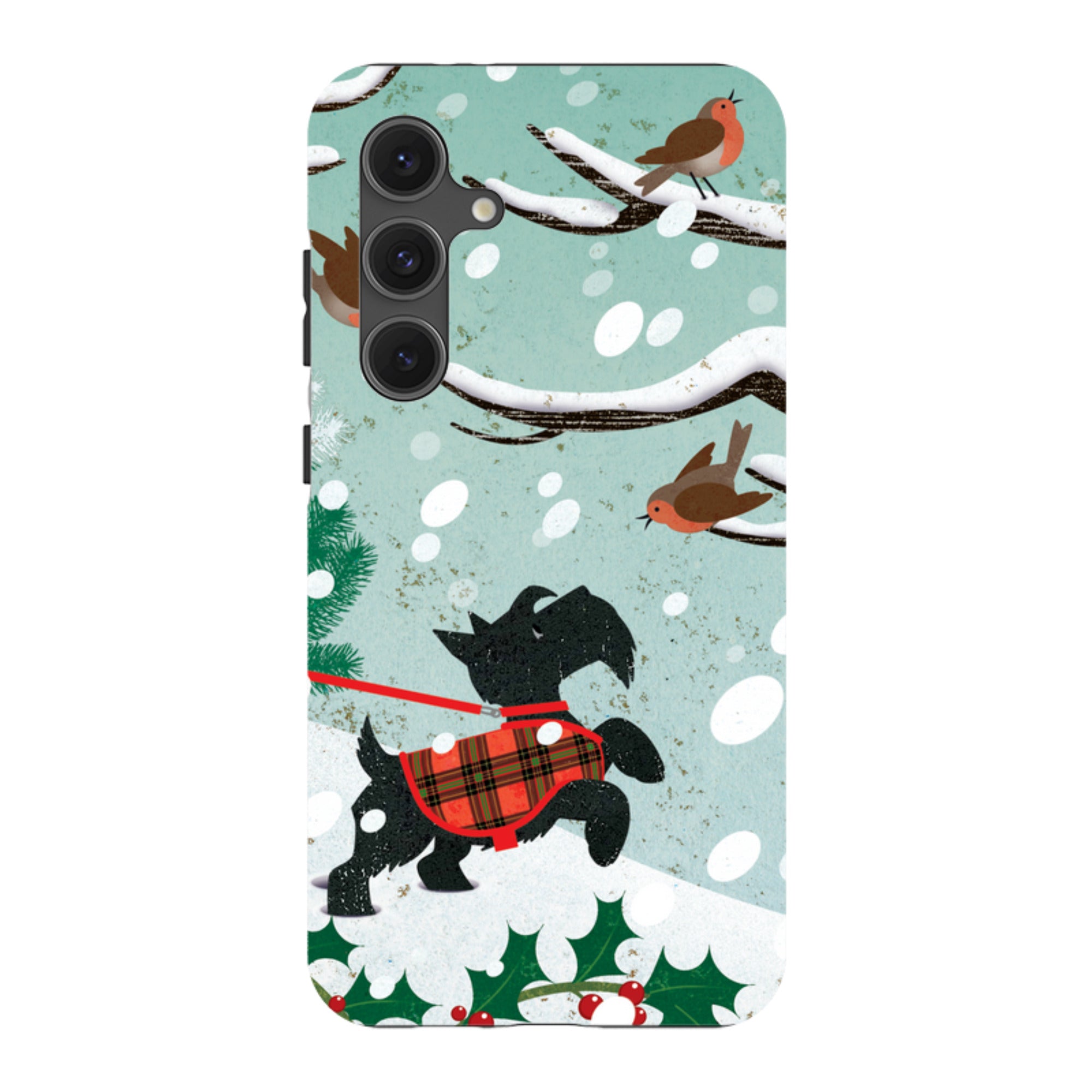 Samsung Tough Case - Scottie in Snow By Liane Payne