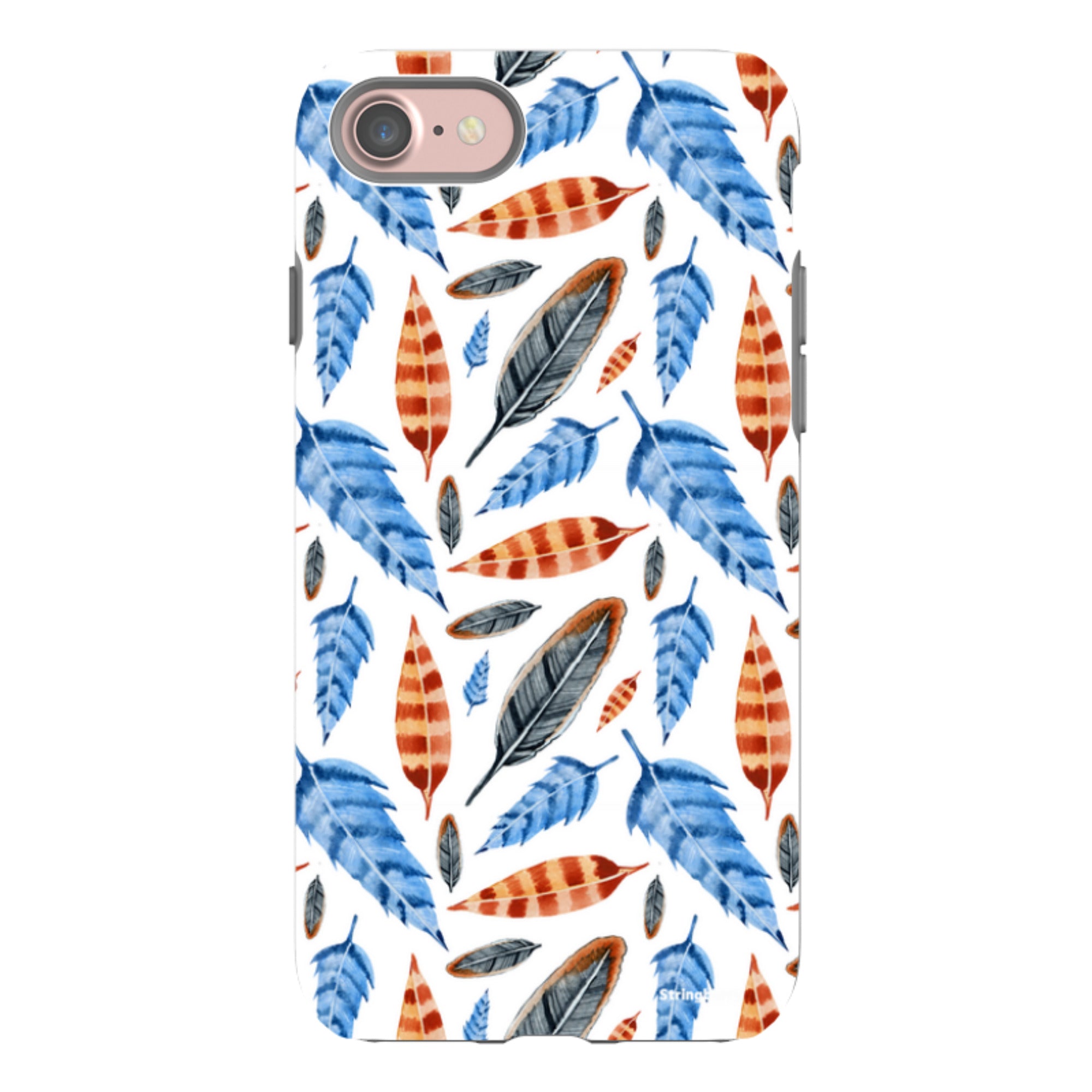 iPhone Tough Case - Multi Feathers