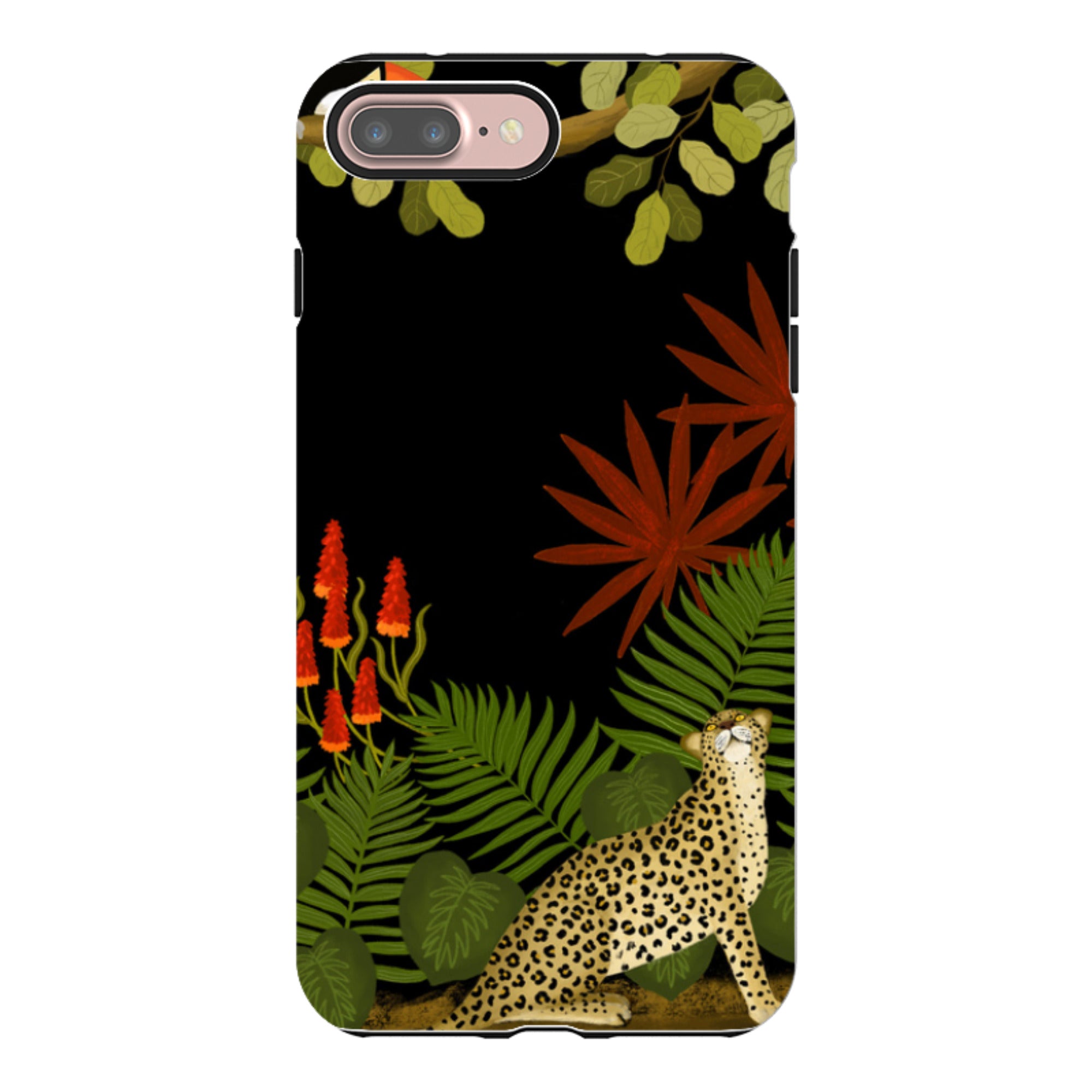 iPhone Tough Case - Toucan Leopard By Bex Parkin