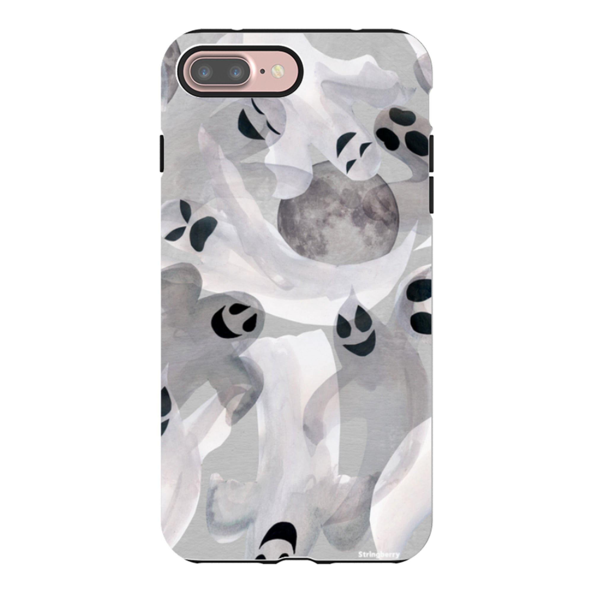 iPhone Tough Case - Ghosts and Moons By Tracey English