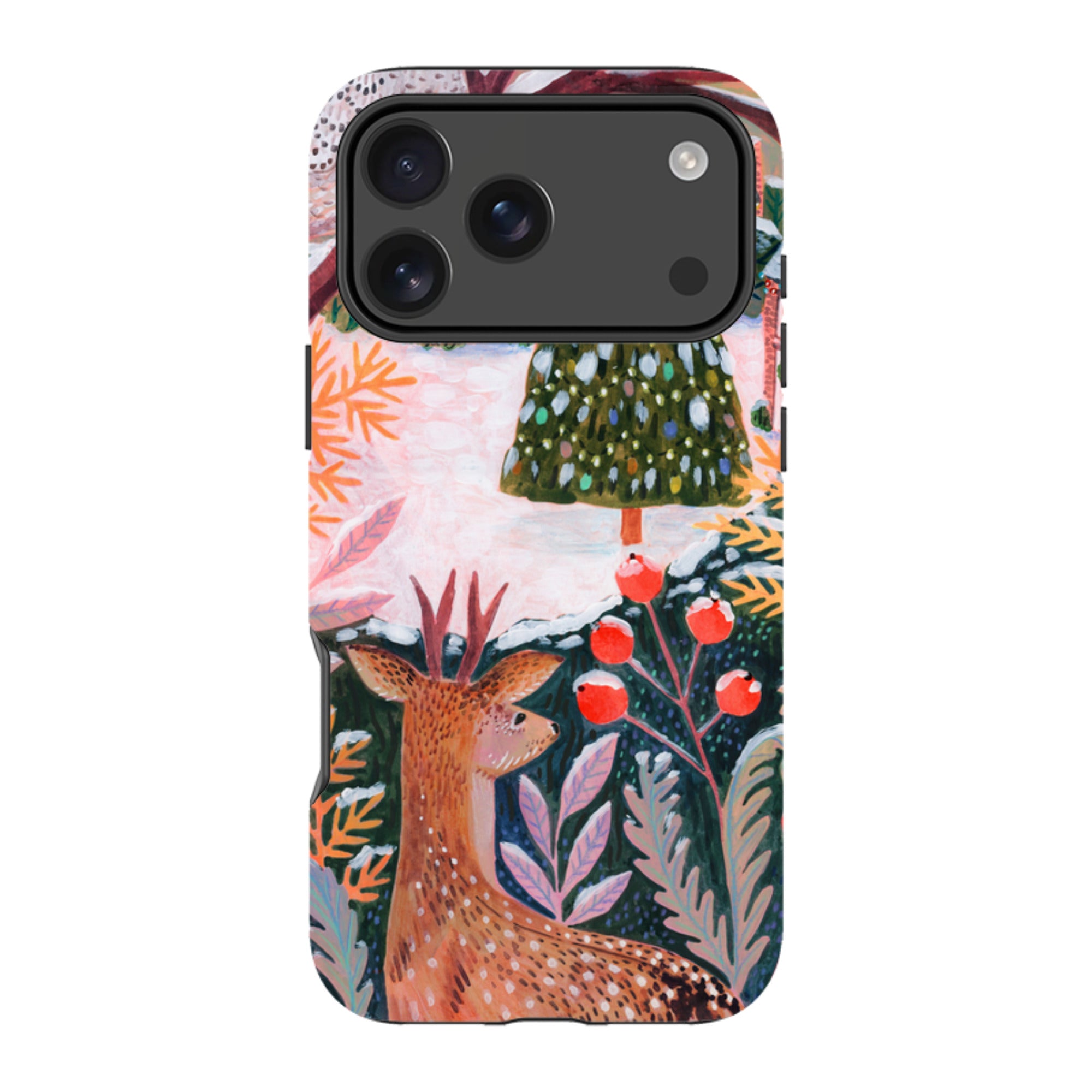 iPhone Tough Case - Deer By Lee Foster Wilson