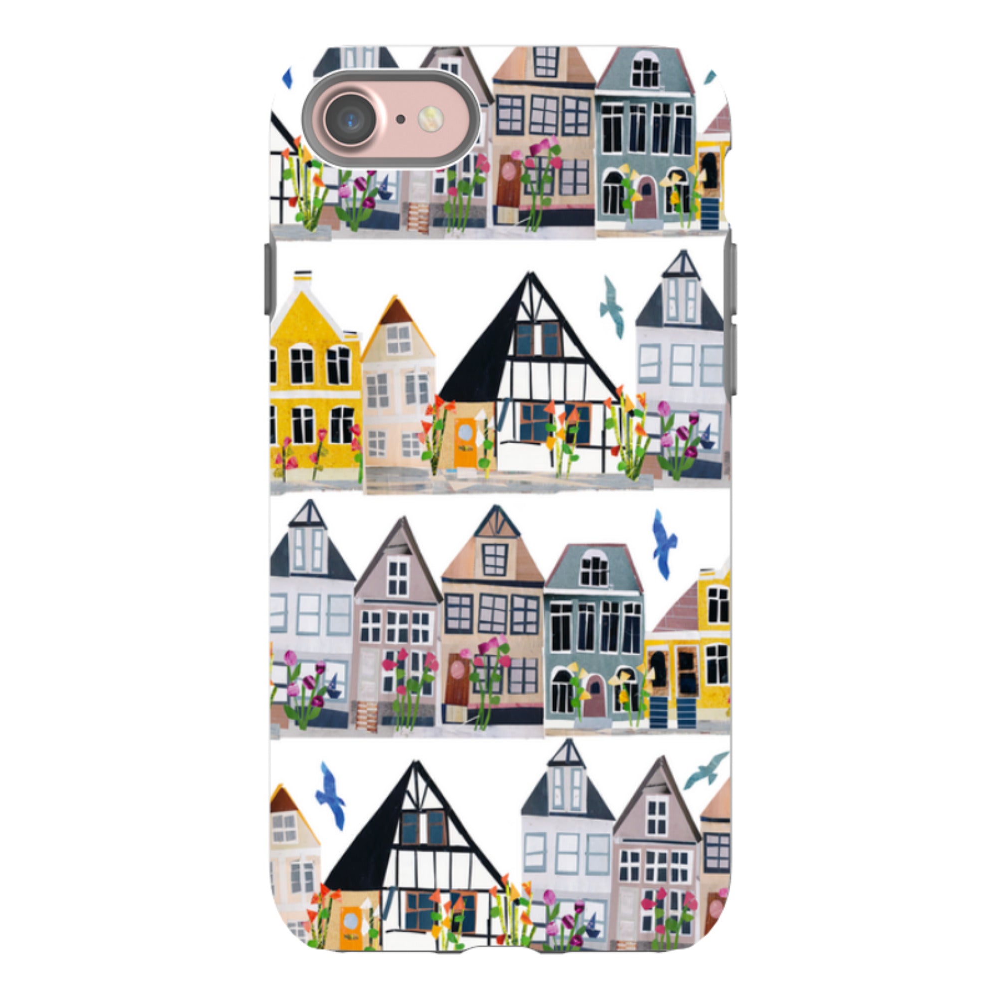 iPhone Tough Case - Danish Houses By Tracey English