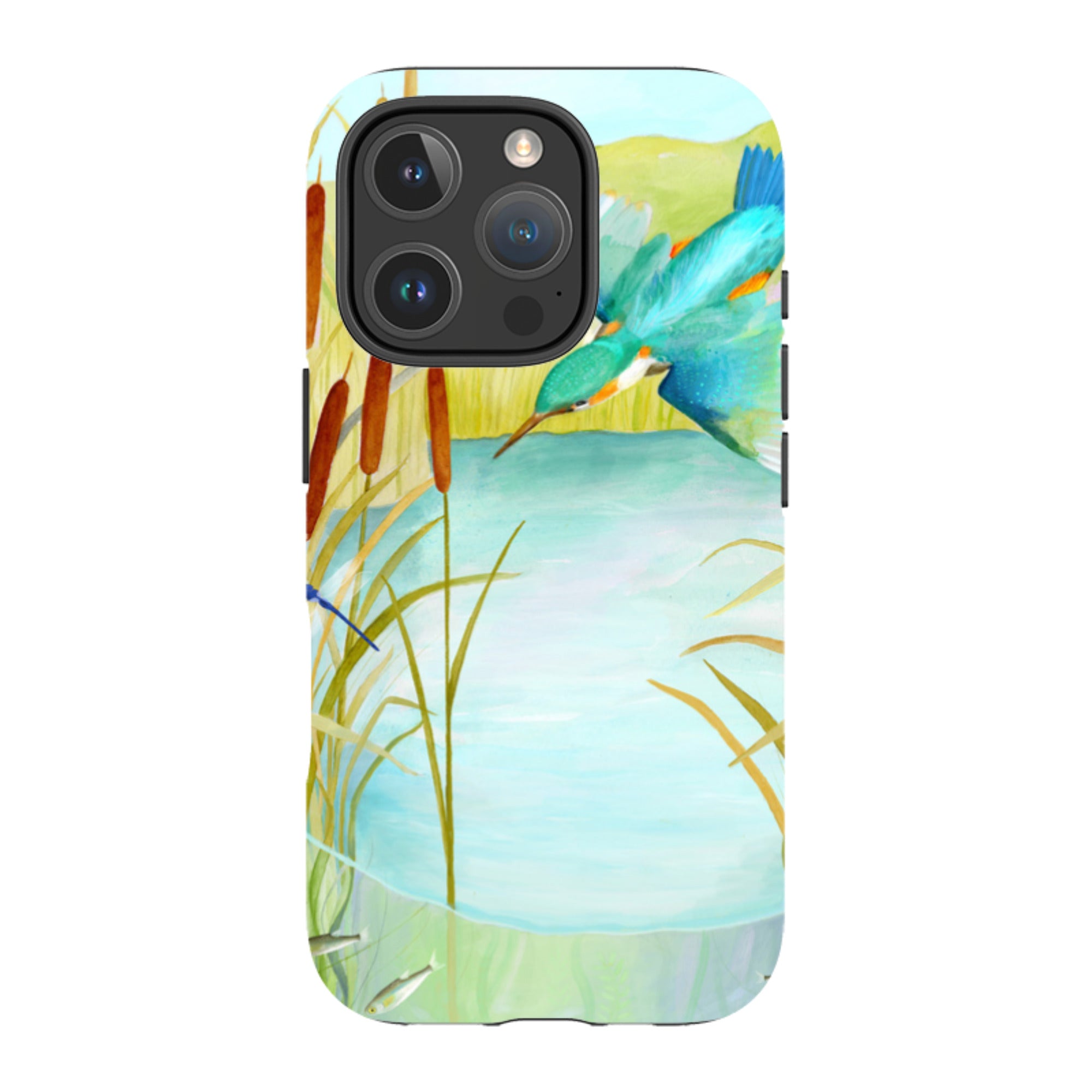 iPhone Tough Case - Kingfisher By Bex Parkin