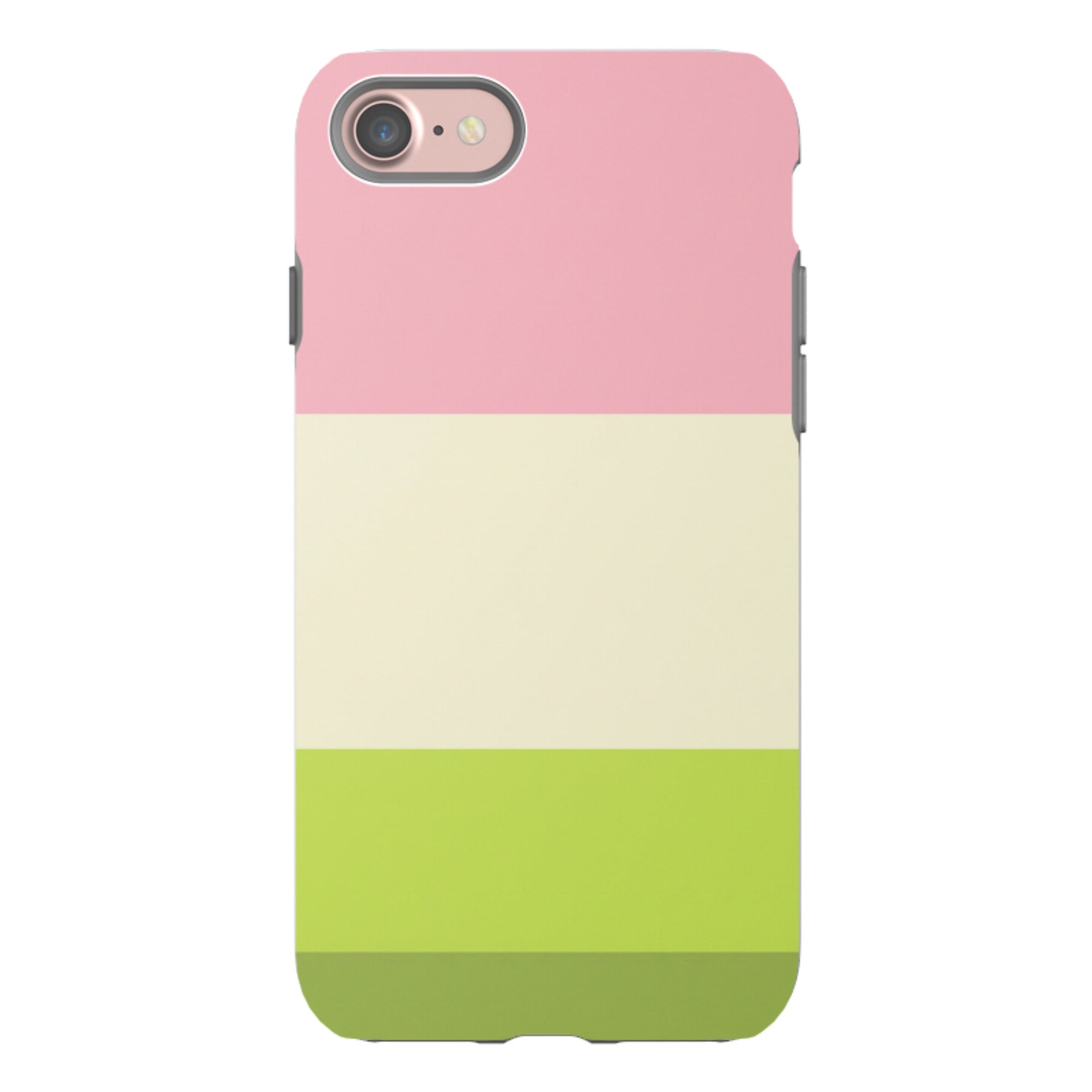 iPhone Tough Case - Pink & Sage Green