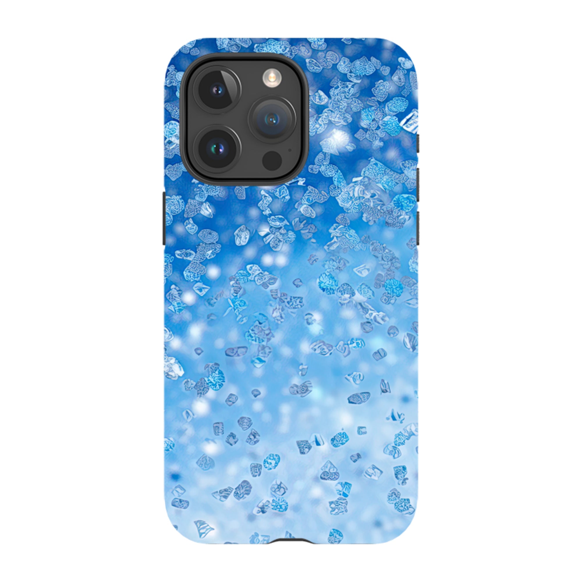iPhone Case - Blue Glitter (case does not glitter)