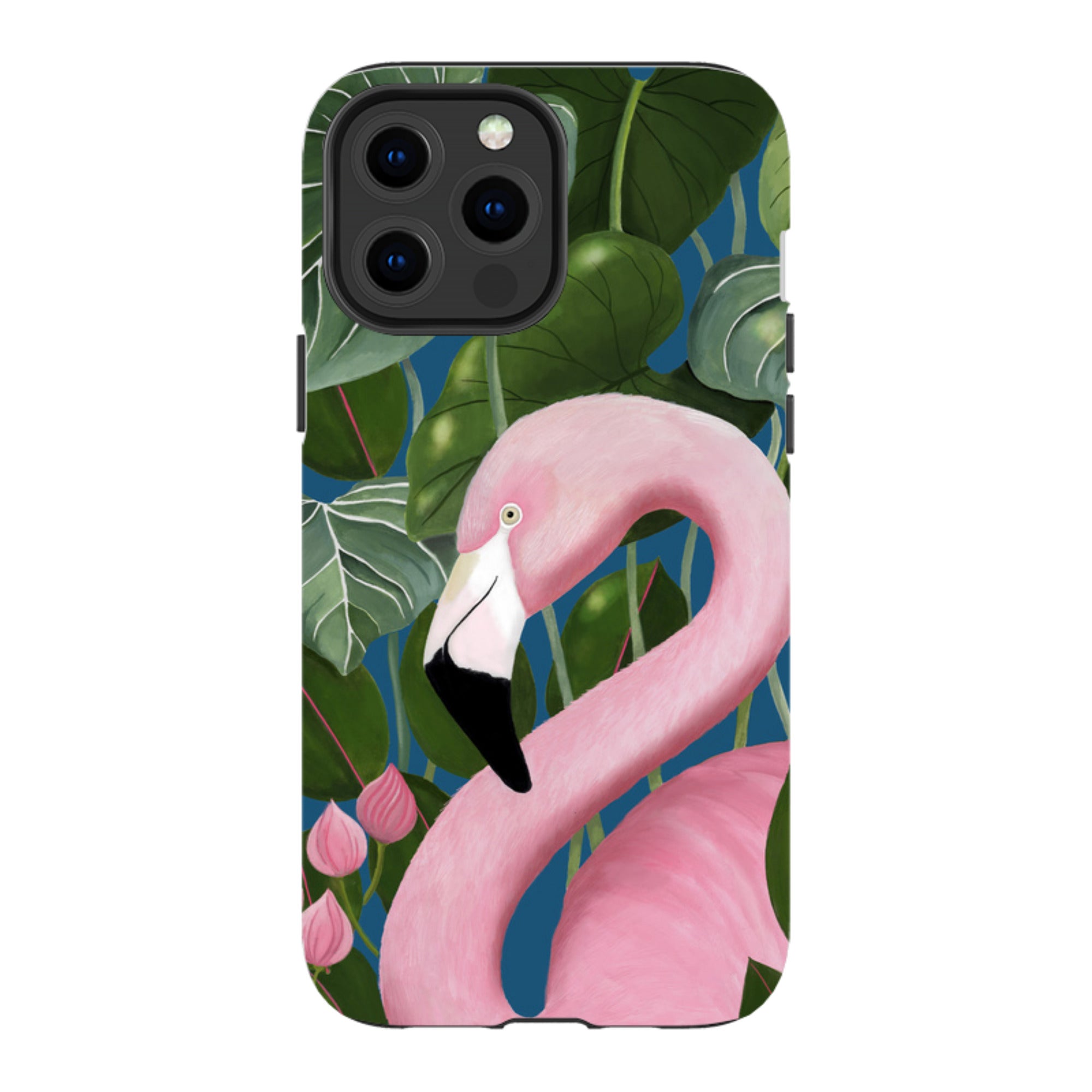 iPhone Tough Case - Flamingo By Bex Parkin