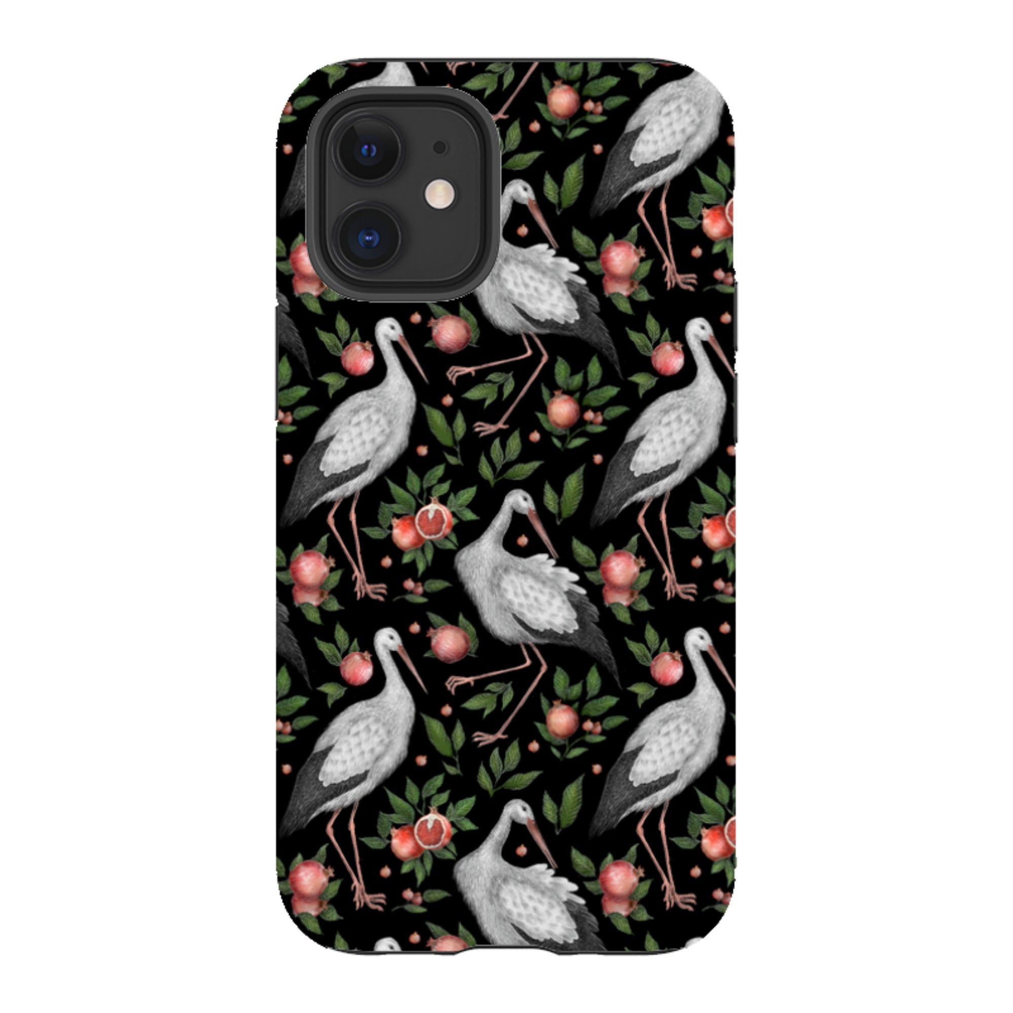 iPhone Tough Case - Stork Pattern By Catherine Rowe