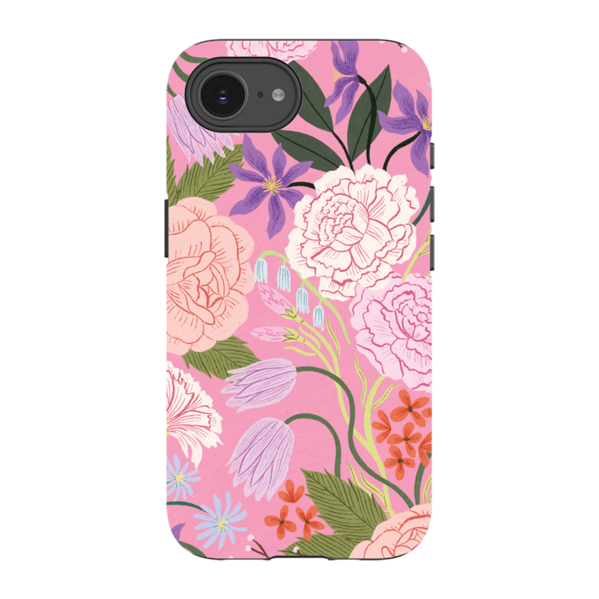 iPhone Tough Case - All Over Blooms By Meghann Rader