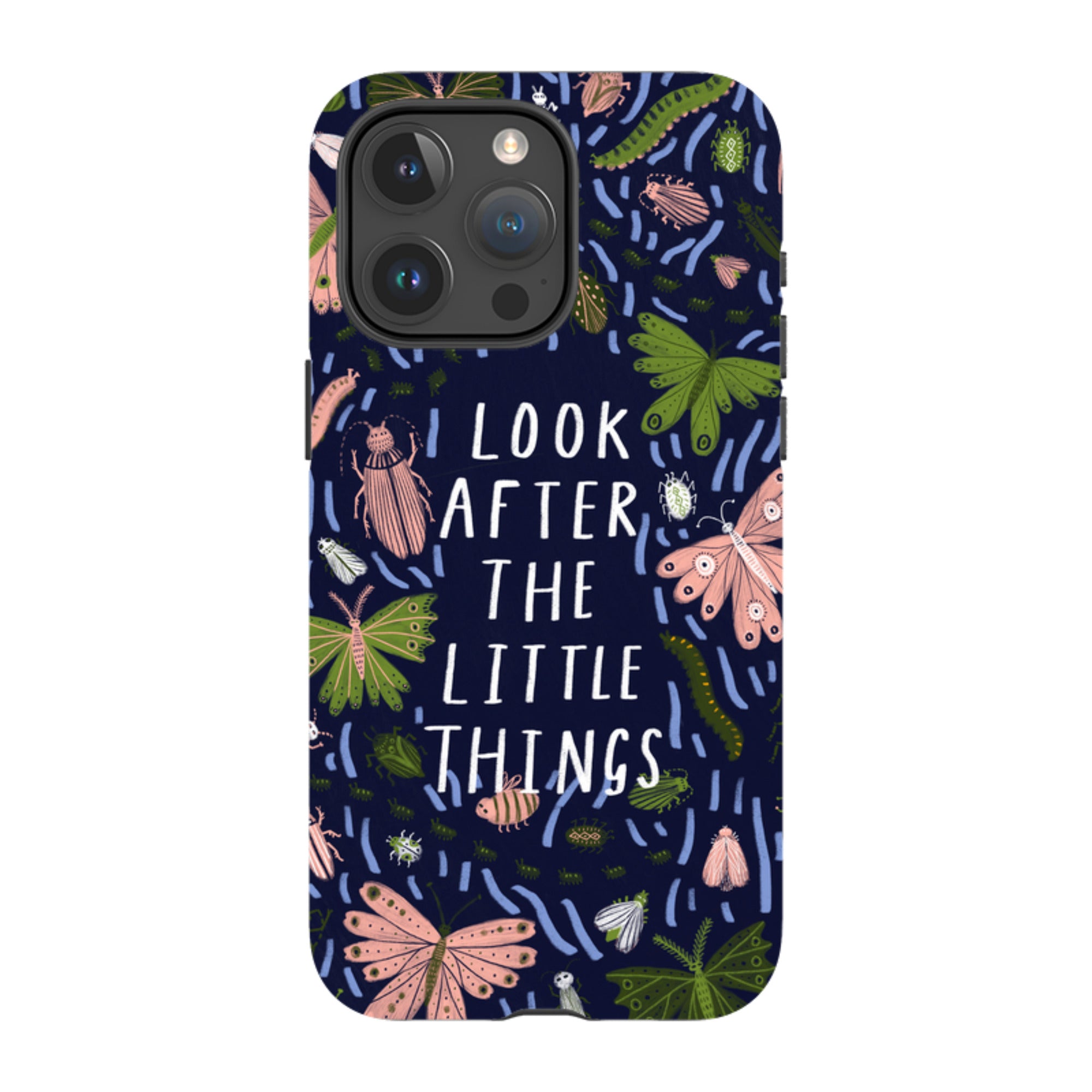 iPhone Tough Case - Little Things Blue By Lee Foster Wilson