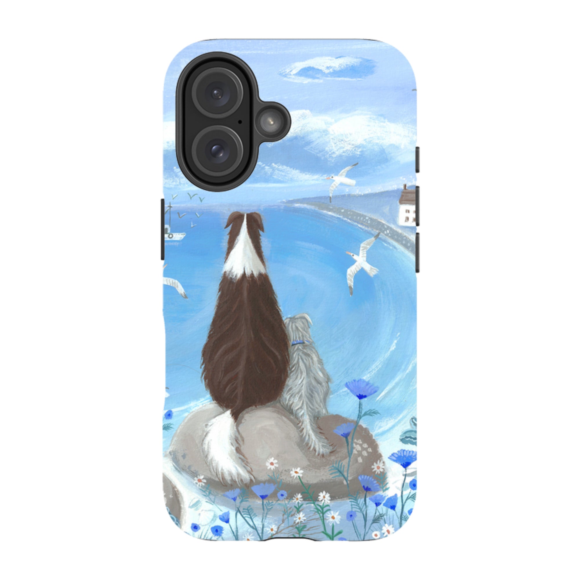 iPhone MagSafe Tough Case - Beach Dog By Mary Stubberfield