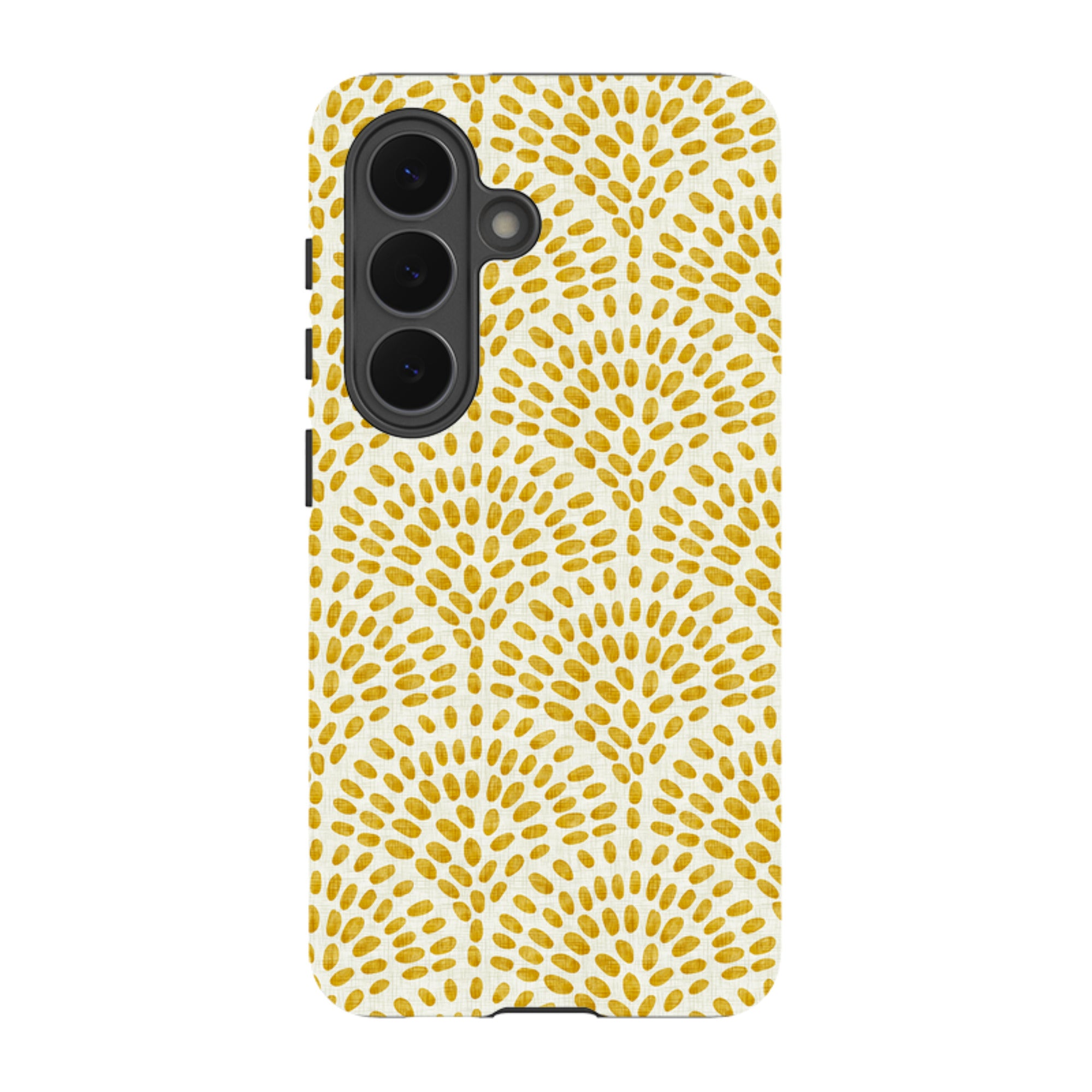 Samsung Tough  Case - Scallop - Mustard By Katherine Quinn