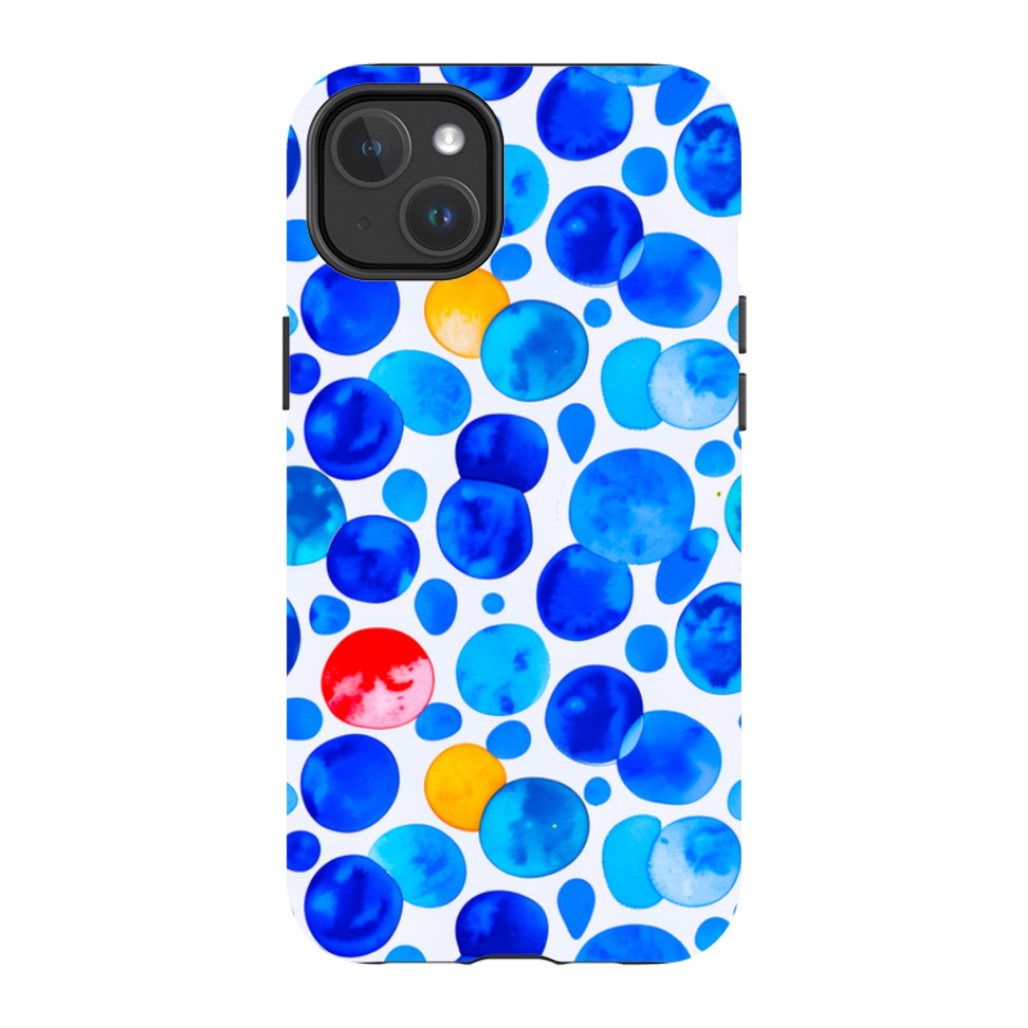 iPhone MagSafe Tough Case - Blue Moon Polka