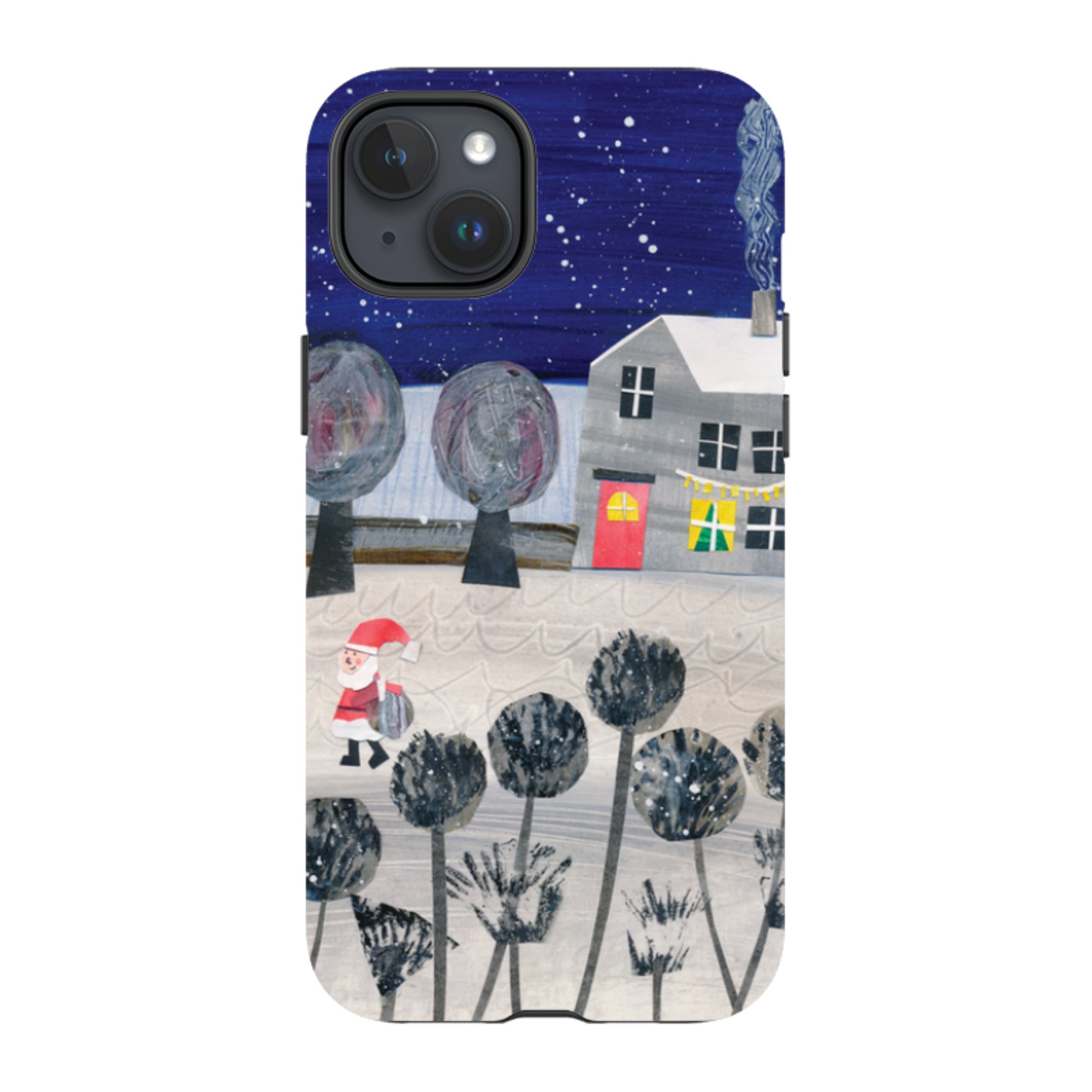 iPhone Tough Case - Santa By Tracey English