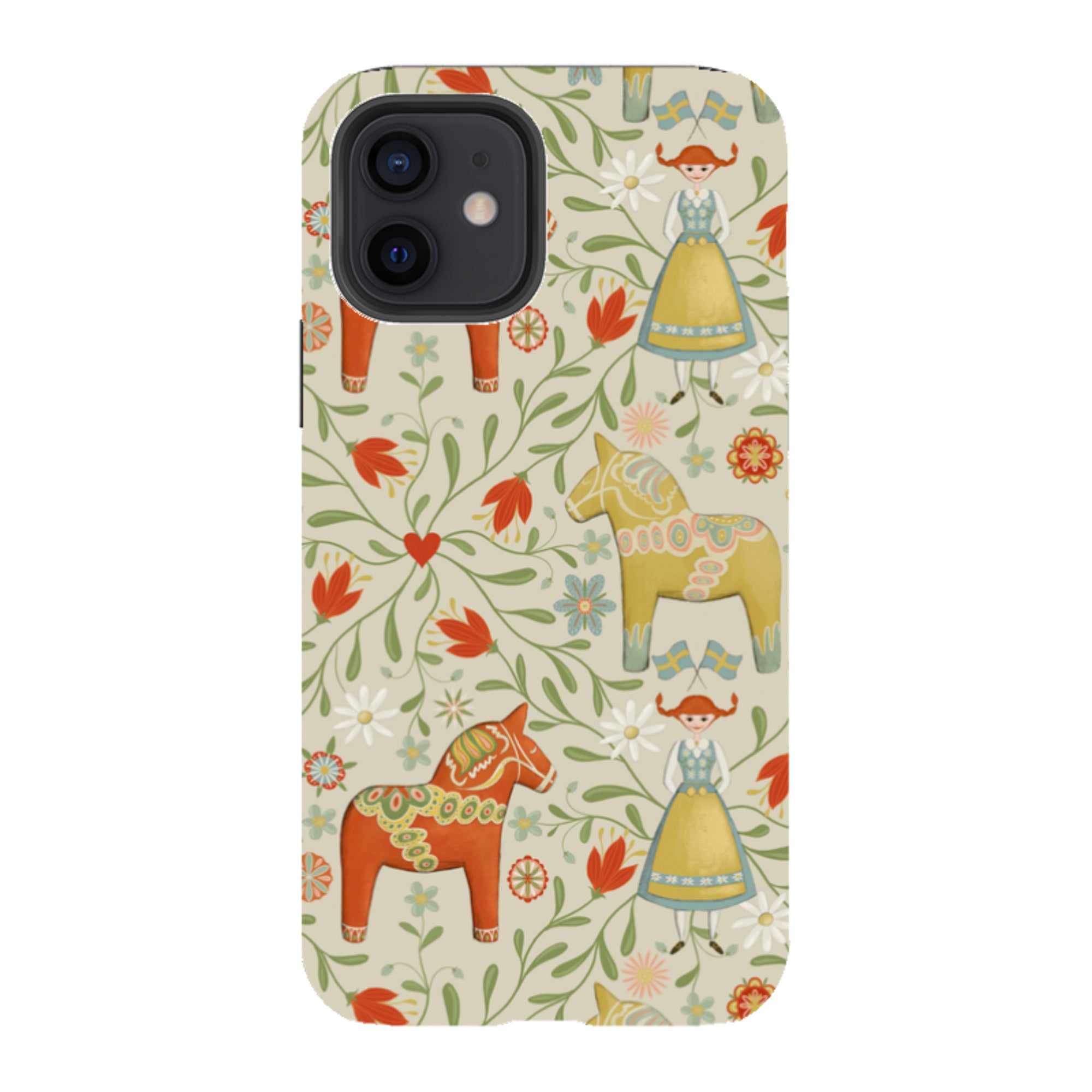 iPhone Case - Dala Horse By Maja Lindberg