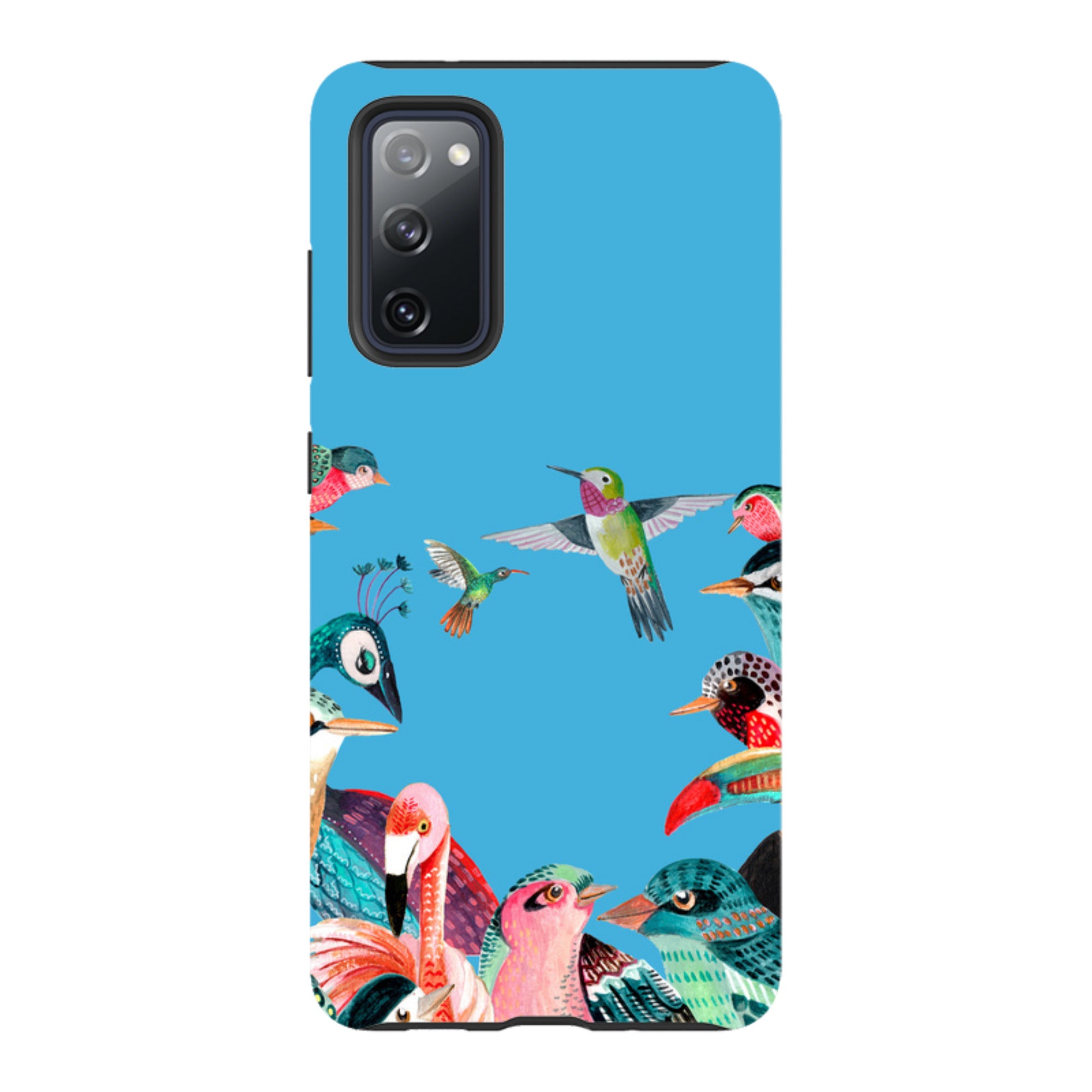 Samsung Tough Case - Blue Birds By Caroline Bonne Muller