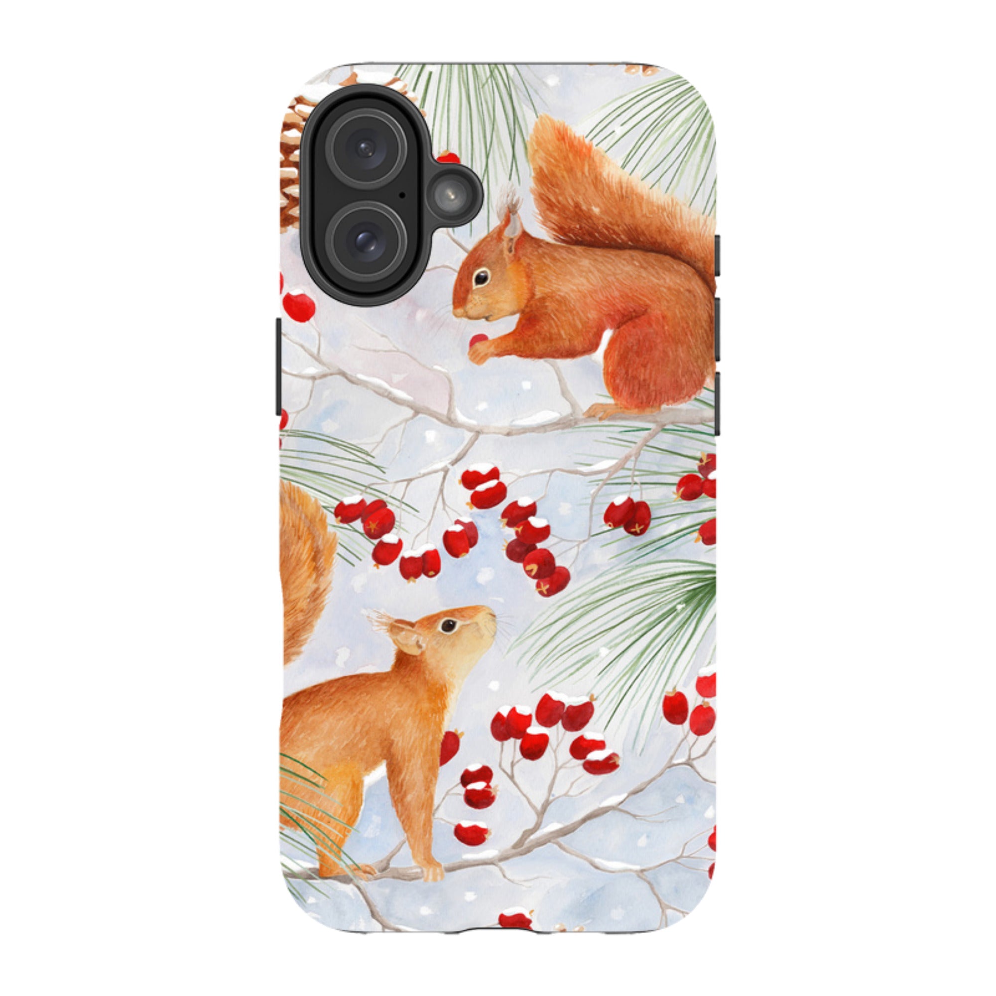 iPhone Tough Case - Red Squirrels By Bex Parkin