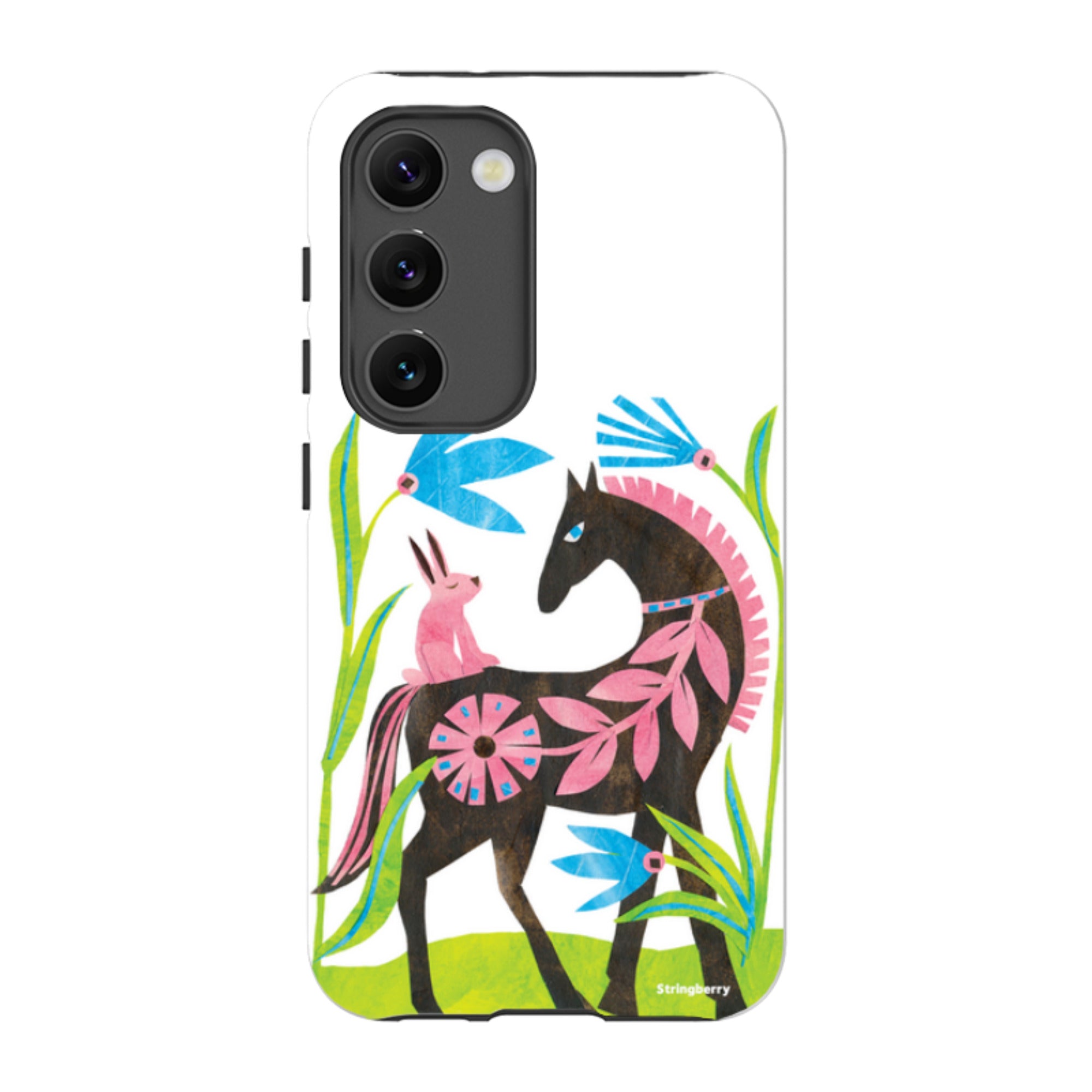 Samsung Tough Case - Folk Horse And Bunny By Tracey English