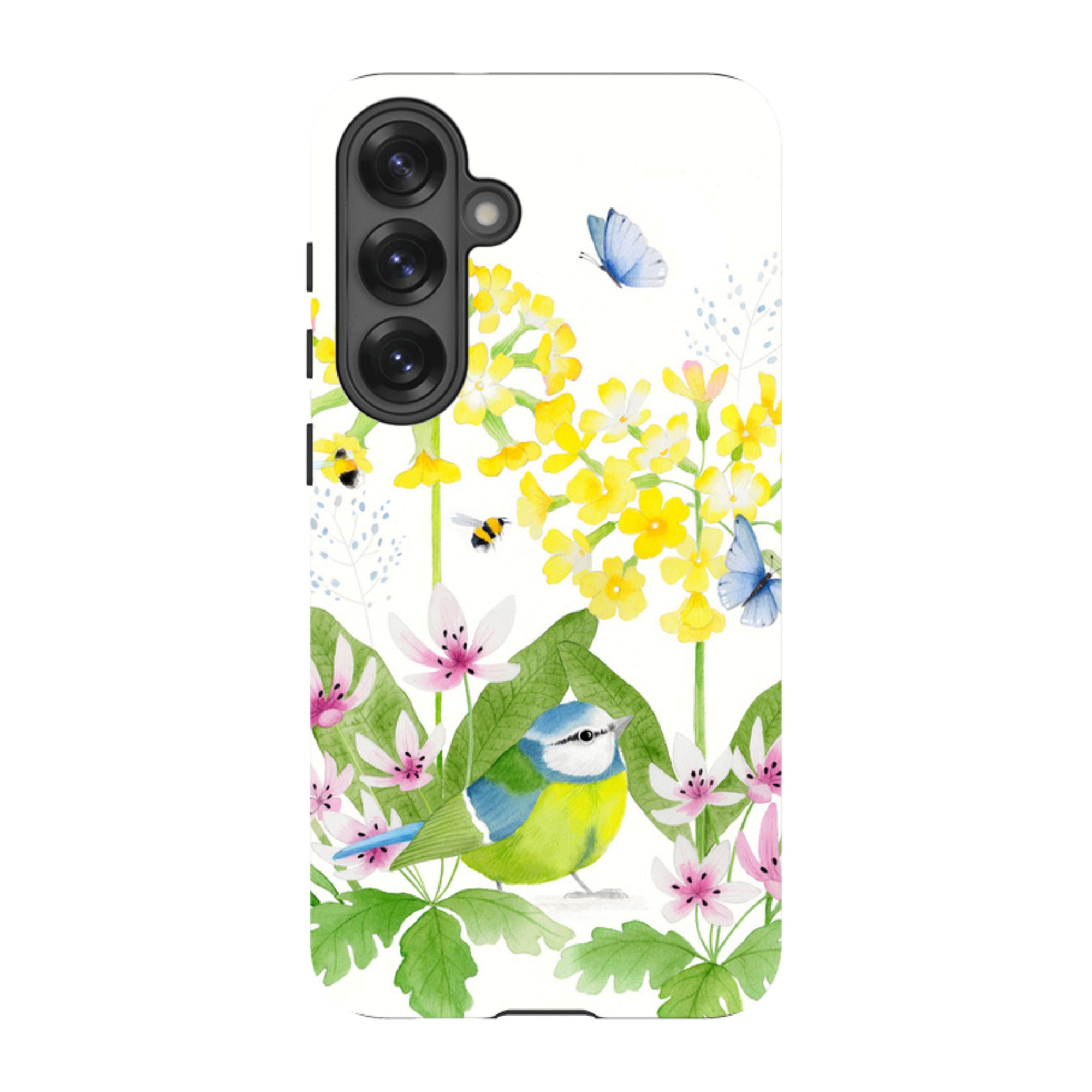 Samsung Tough Case - Blue Tit Garden By Bex Parkin
