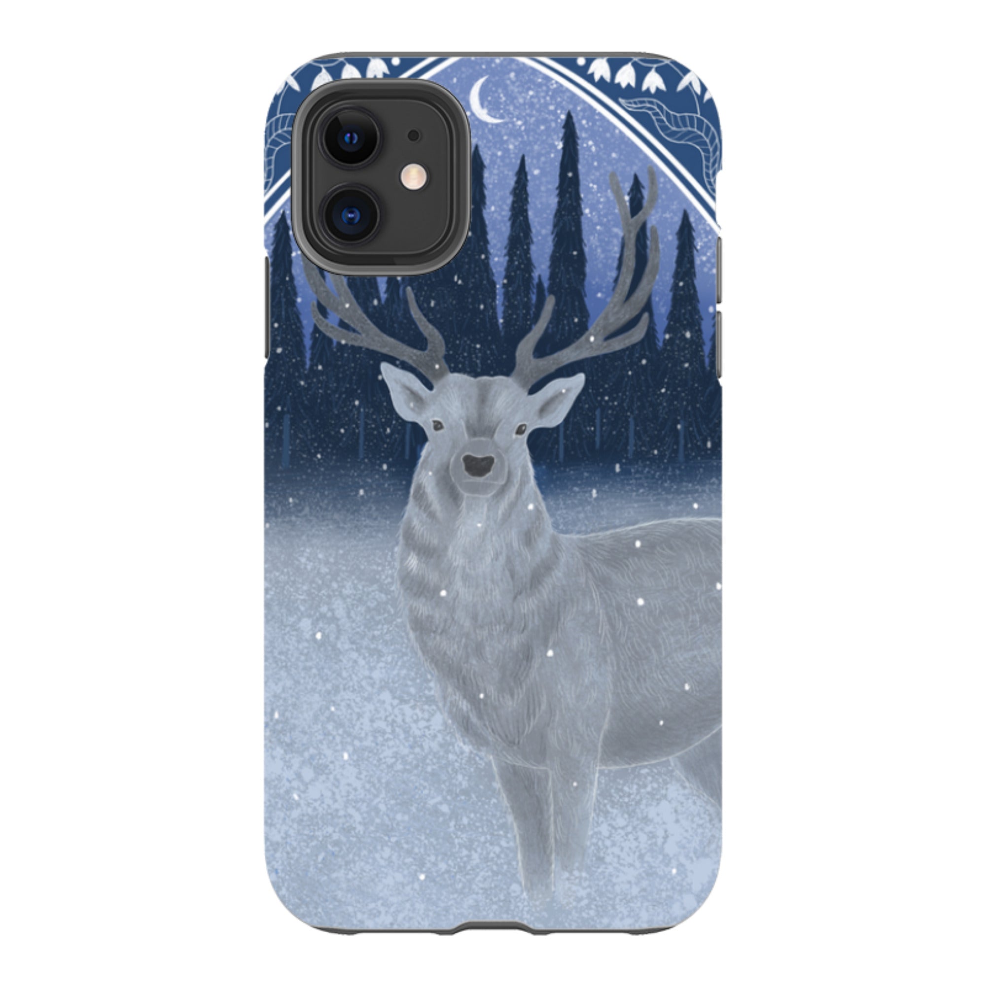 iPhone Tough Case - Winter Stag By Bex Parkin