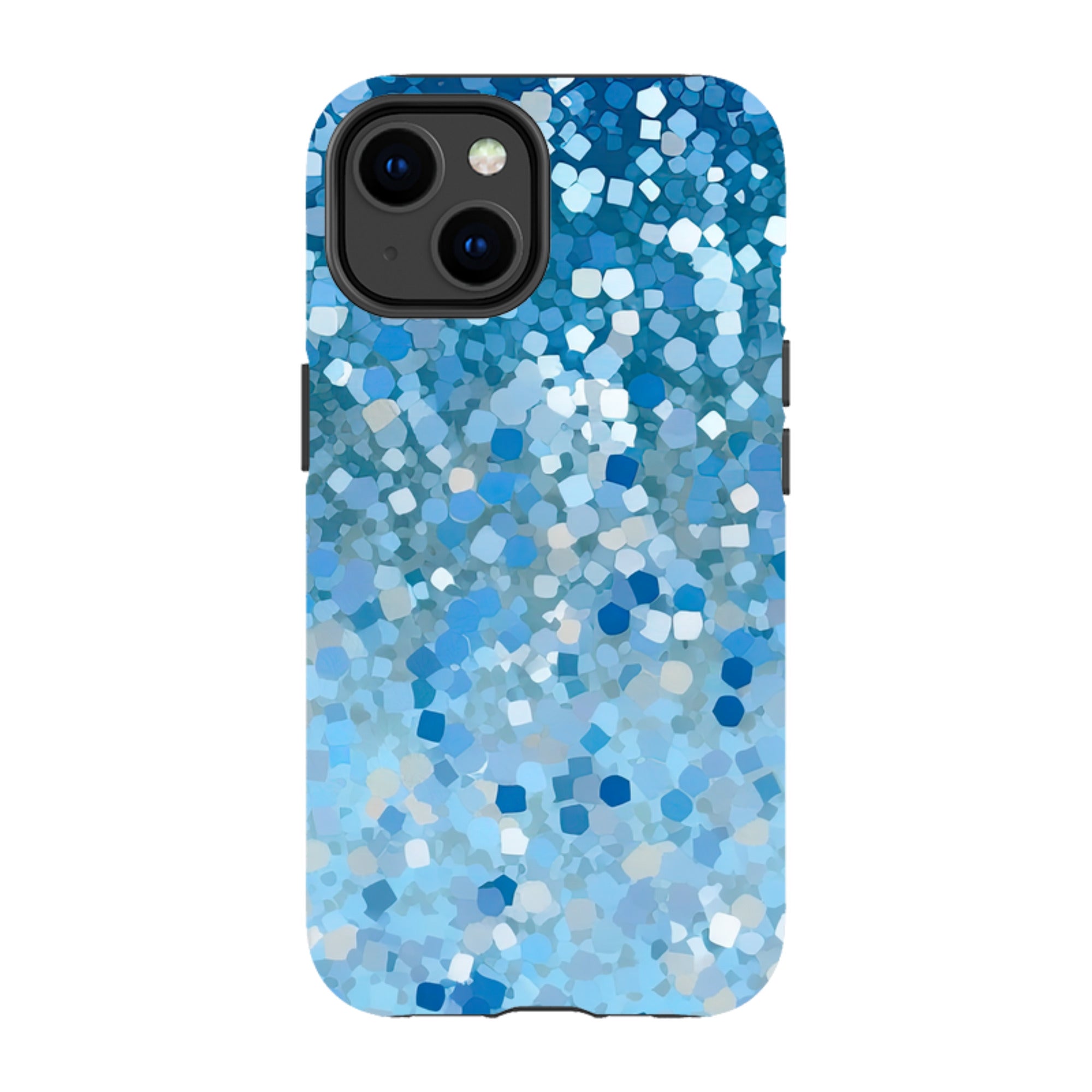 iPhone Case - Blue Glitter II (case does not glitter)