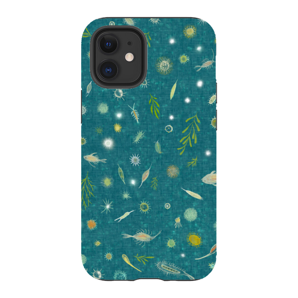 iPhone Tough Case - Plankton Light - Steel Blue By Katherine Quinn