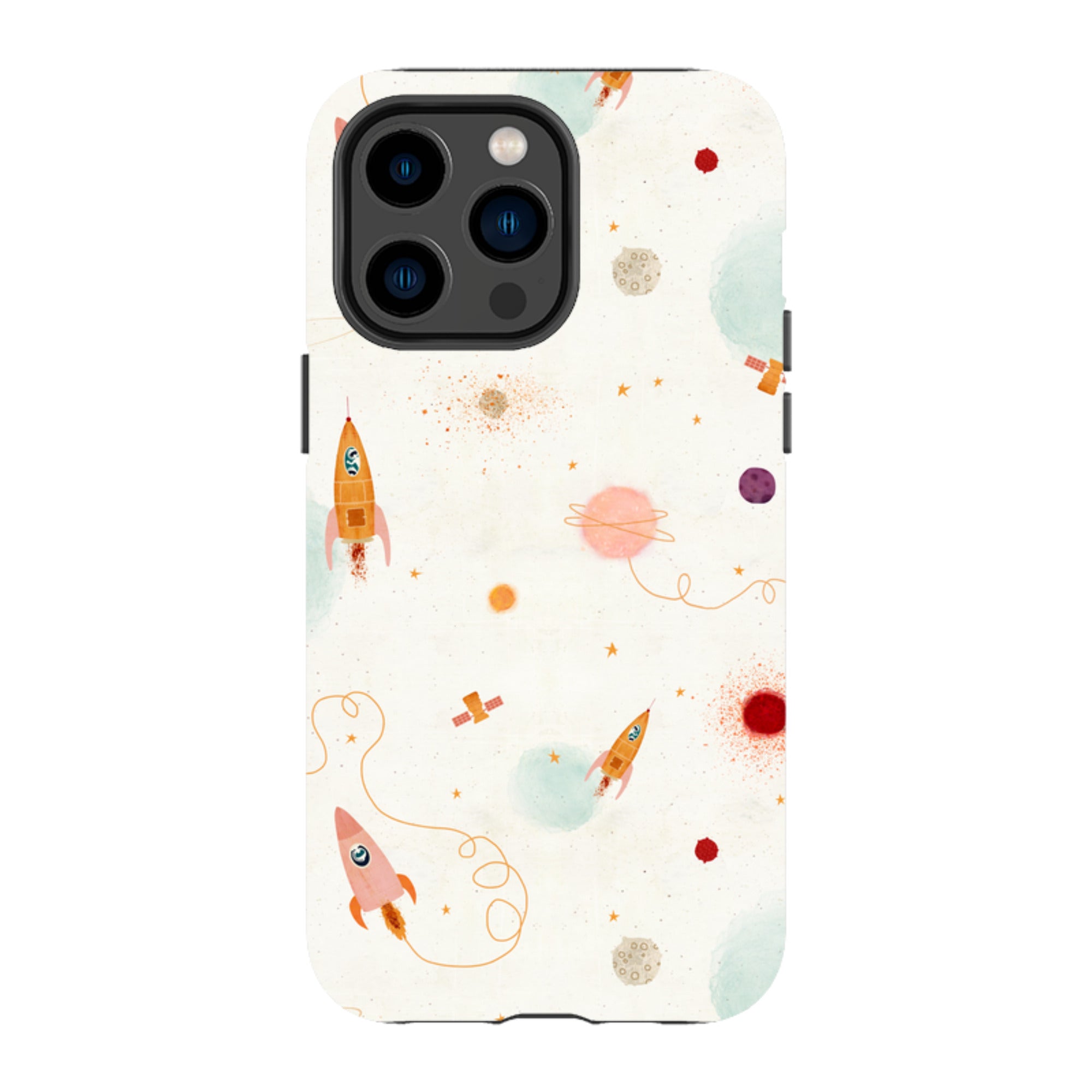 iPhone Tough Case - Rockets Cream By Katherine Quinn