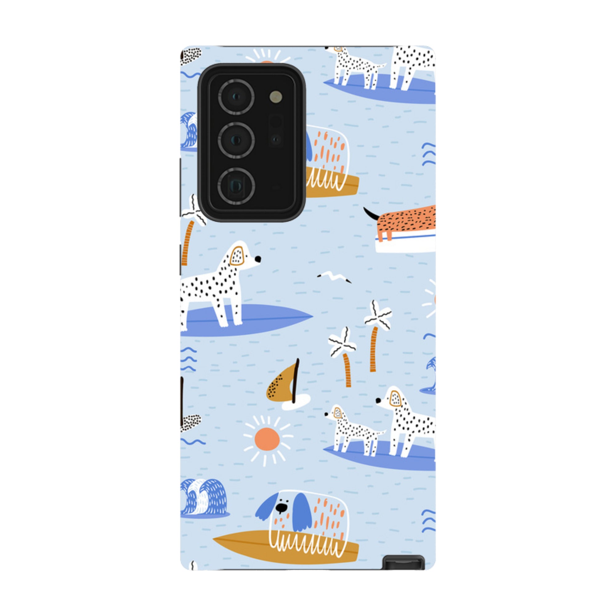 Samsung Tough Case - Surfing Dogs