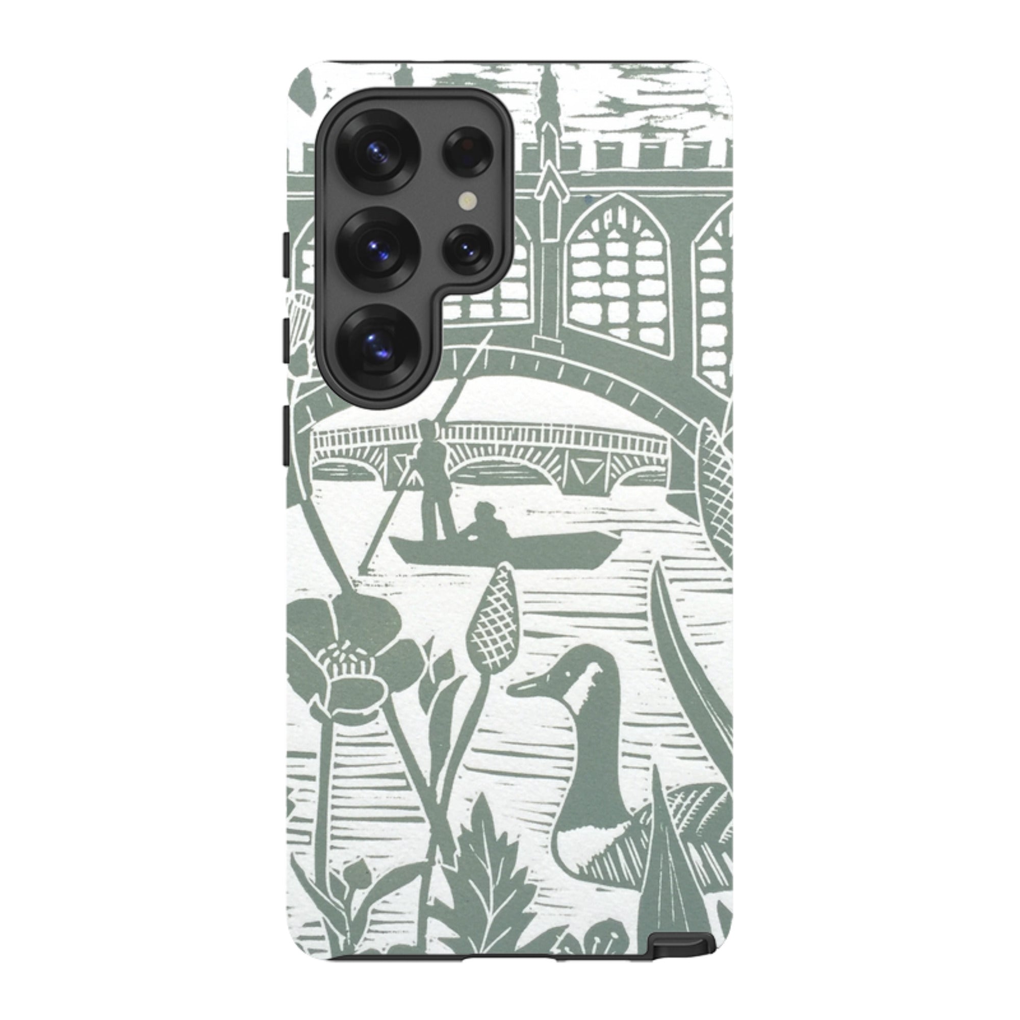 Samsung Tough Case - Punting At Cambridge By Kate Heiss