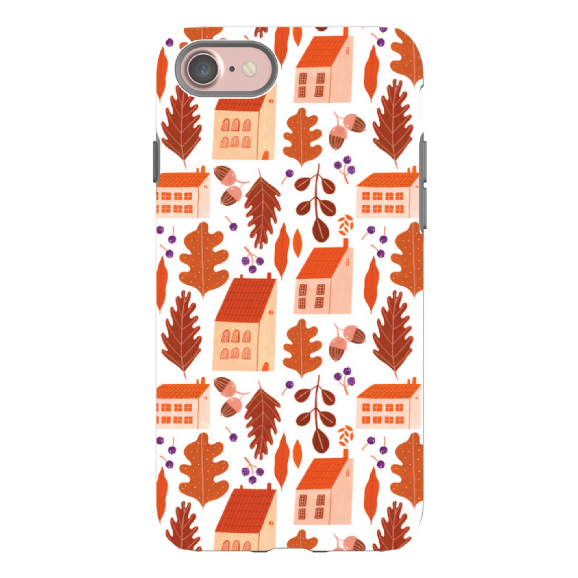 iPhone Tough Case - Autumn Pattern By Madalina Andronic