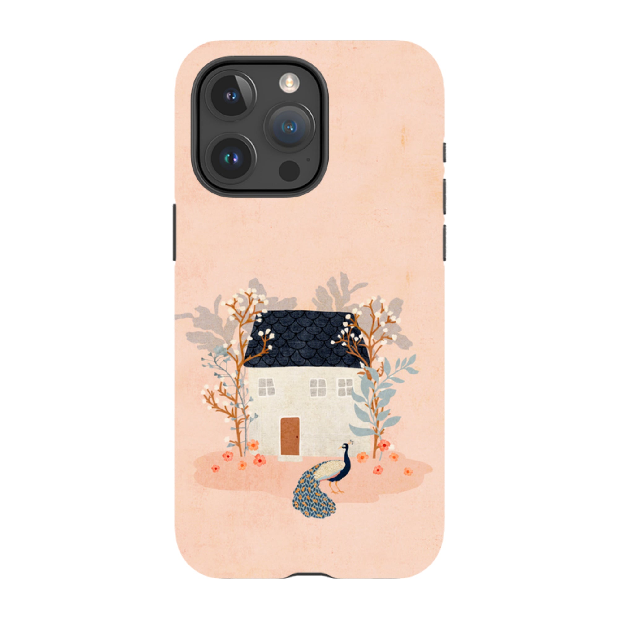 iPhone MagSafe Tough Case - Home Pink By Katherine Quinn