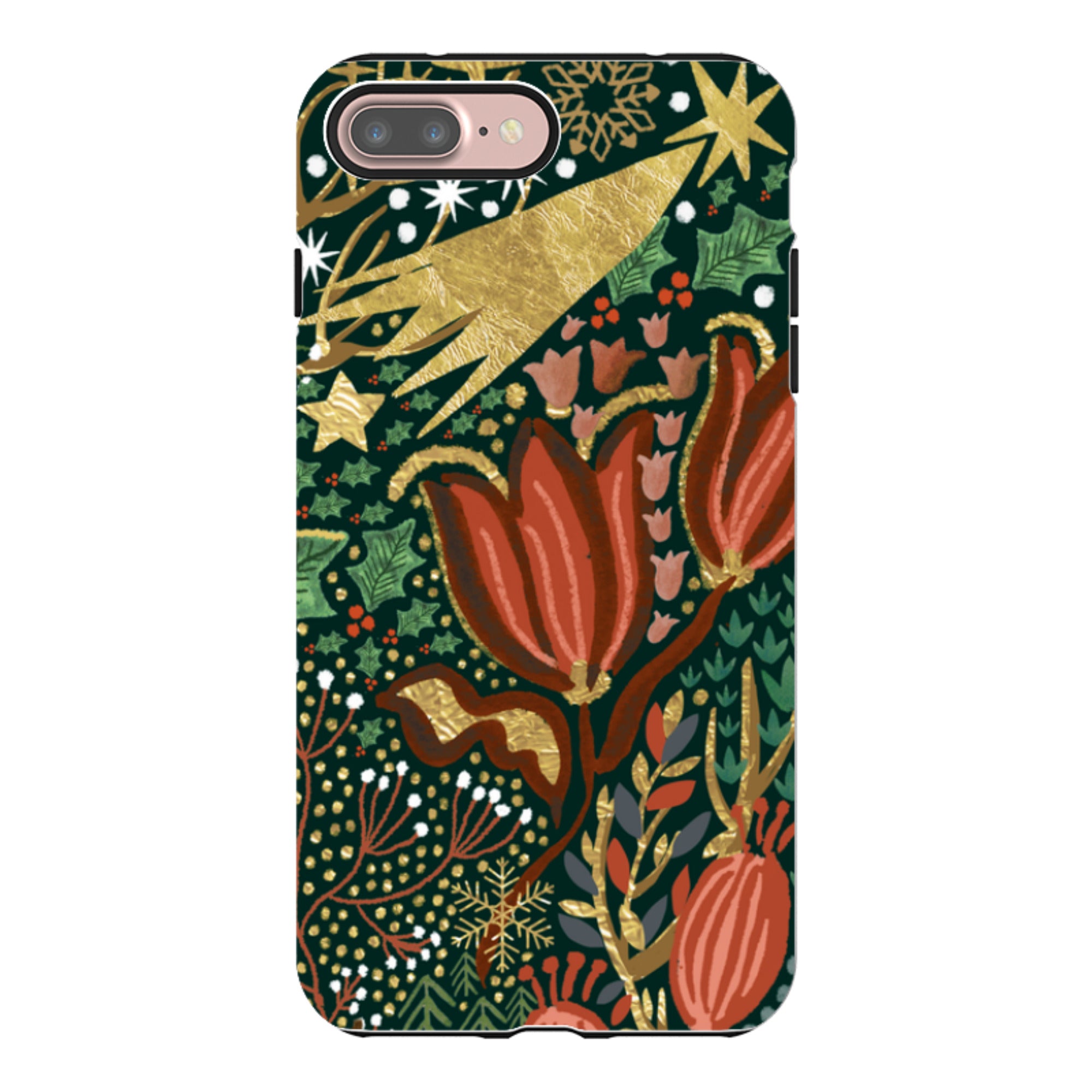 iPhone Tough Case - Winter Deer III By Emma Frances Grant
