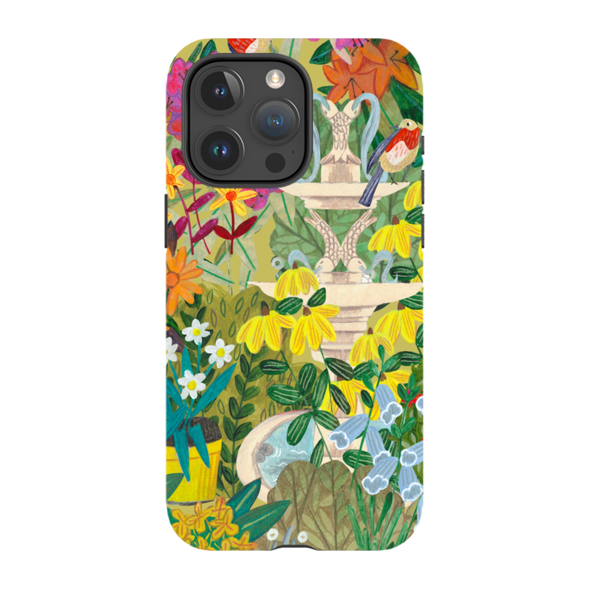 iPhone Tough Case - Floral Garden By Caroline Bonne Muller