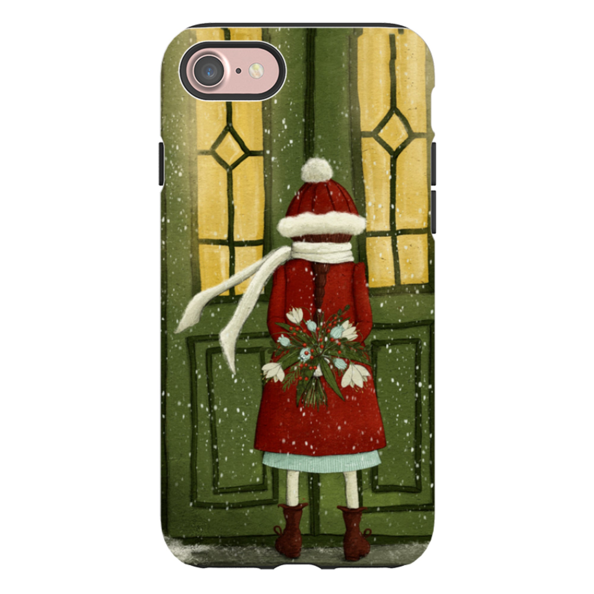 iPhone Tough Case - Winter Flowers By Maja Lindberg