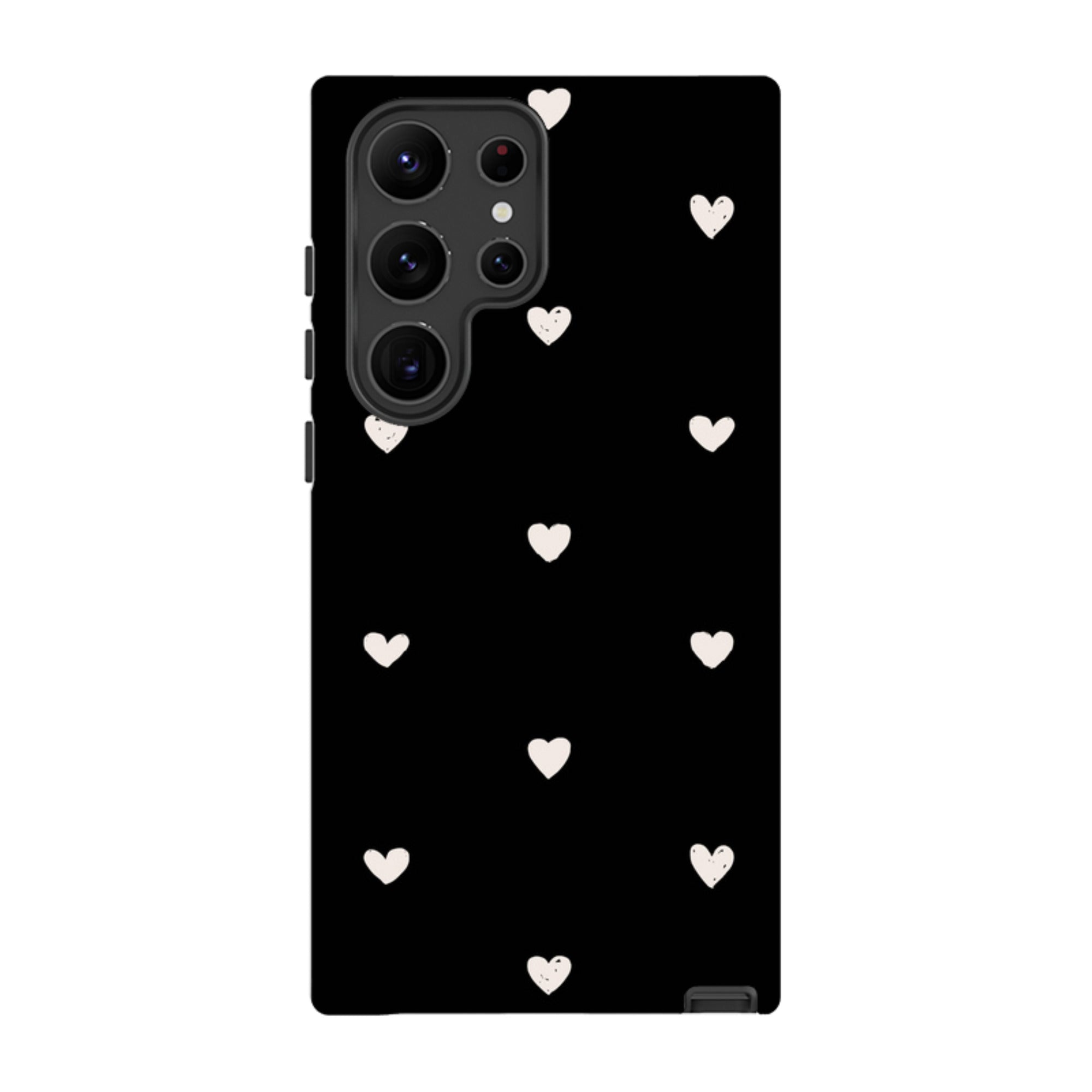 Samsung Tough Case - Hearts Black