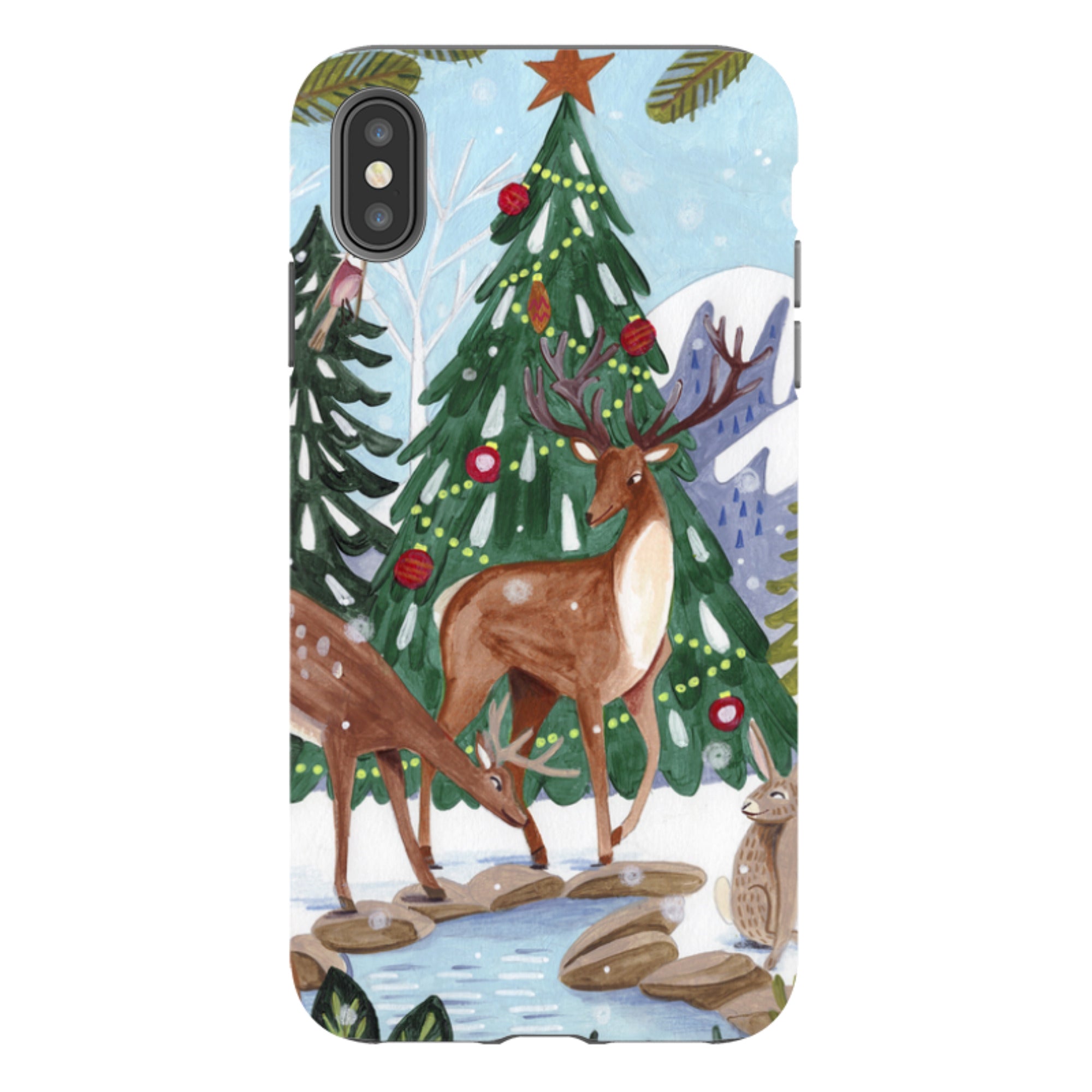 iPhone Tough Case - Winter Forest By Caroline Bonne Muller